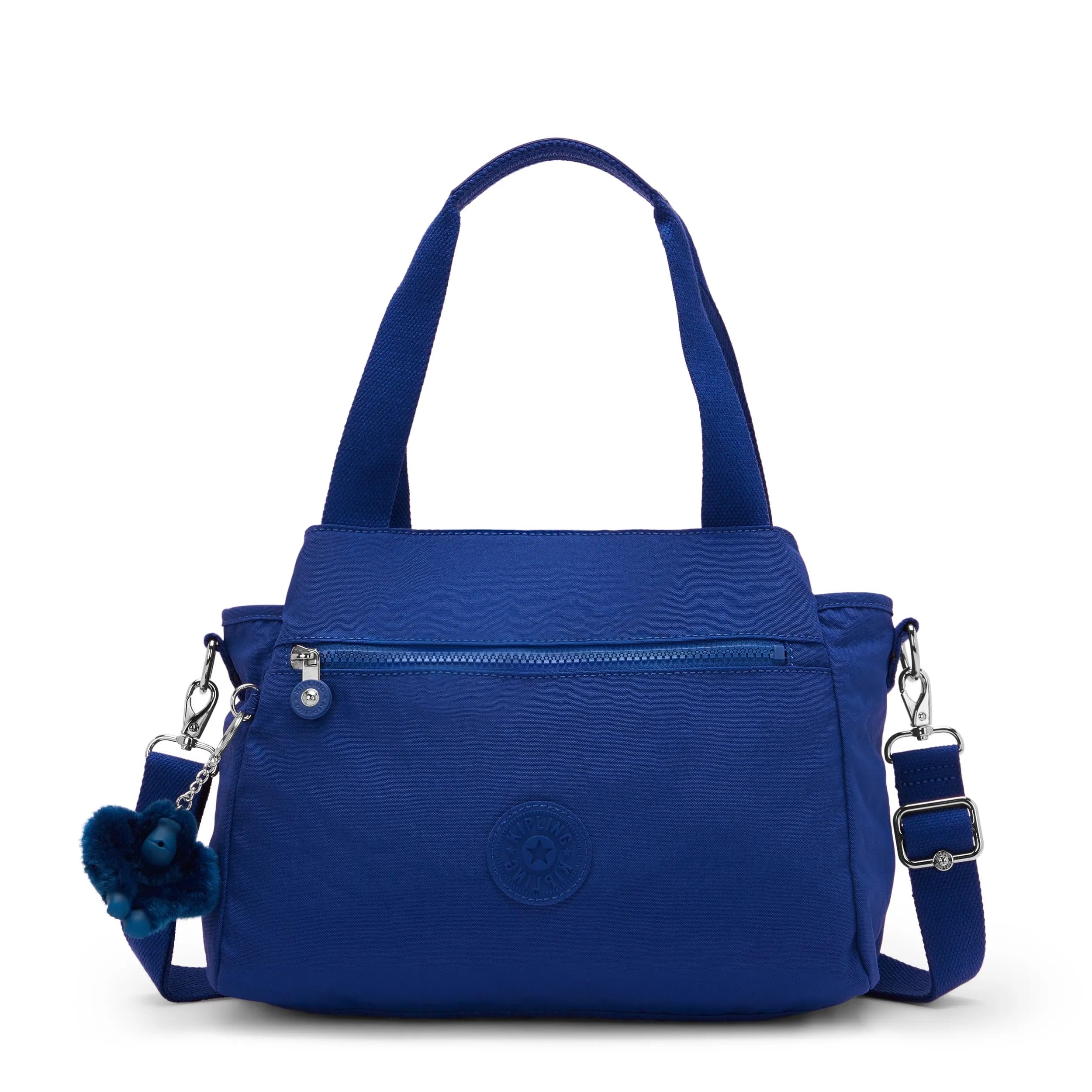 Kipling Elysia Solid Convertible Crossbody Bag, Blazing Blue, Medium, Casual