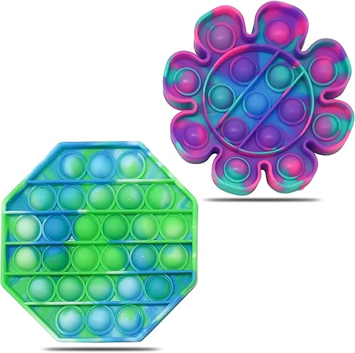 Miniatura 14 de Juguete sensorial jumbo para aliviar el estrés para niños y adultos, juguete sensorial relajante de silicona para TDAH y niños autistas (lazo)