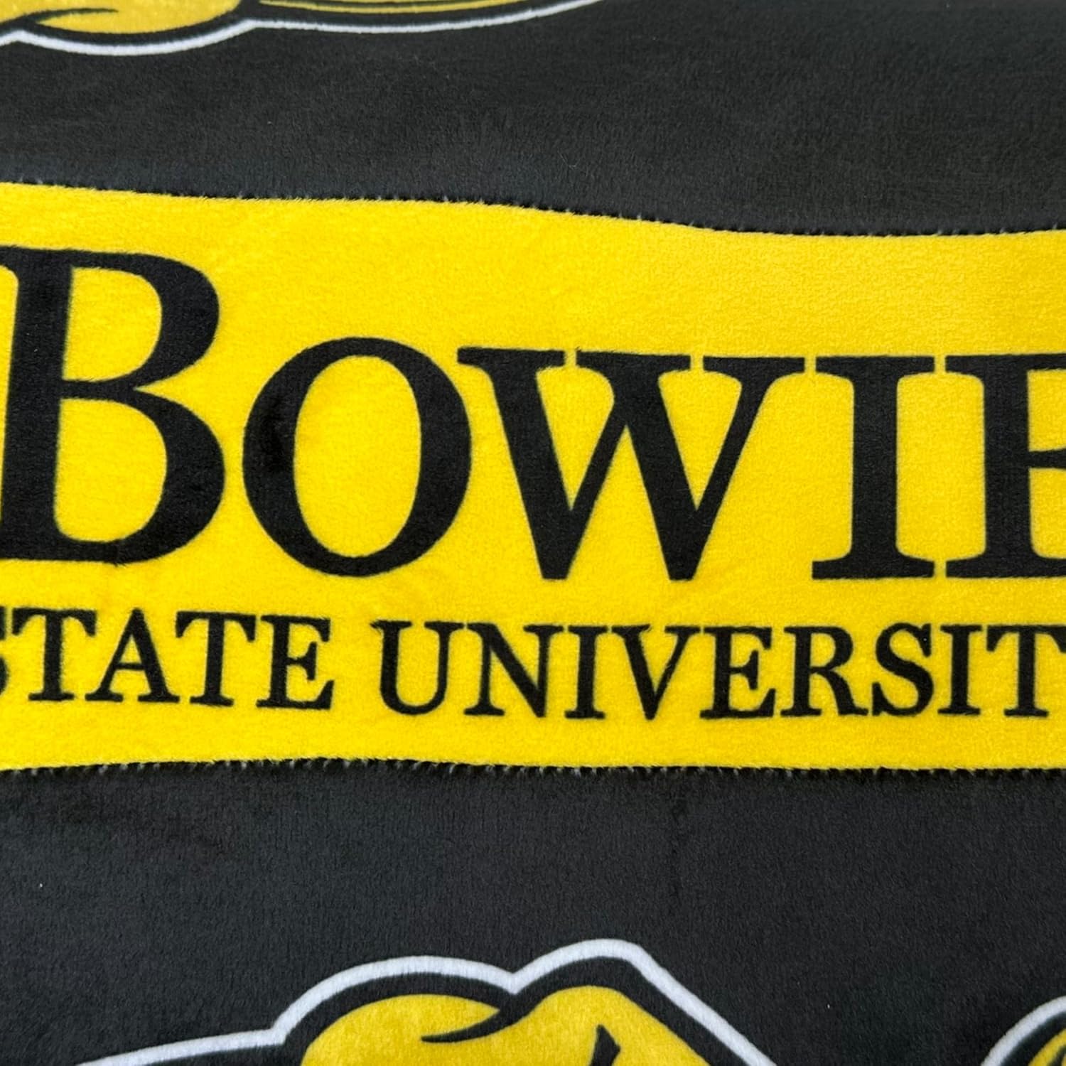 FANMATS HBCU Bowie State Bulldogs XL Puff Plush Pillow – Plush Oversized Decorative Pillow for Couch & Bed