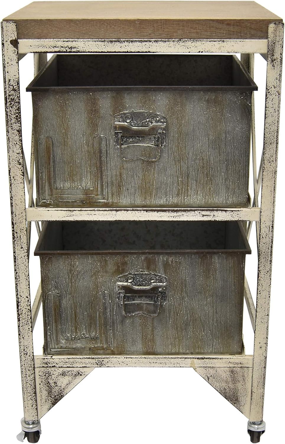 Three Hands 95161 Metal/Wood Gray Home & Kitchen