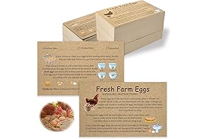 Fresh Farm Egg Handling Instructions Cards