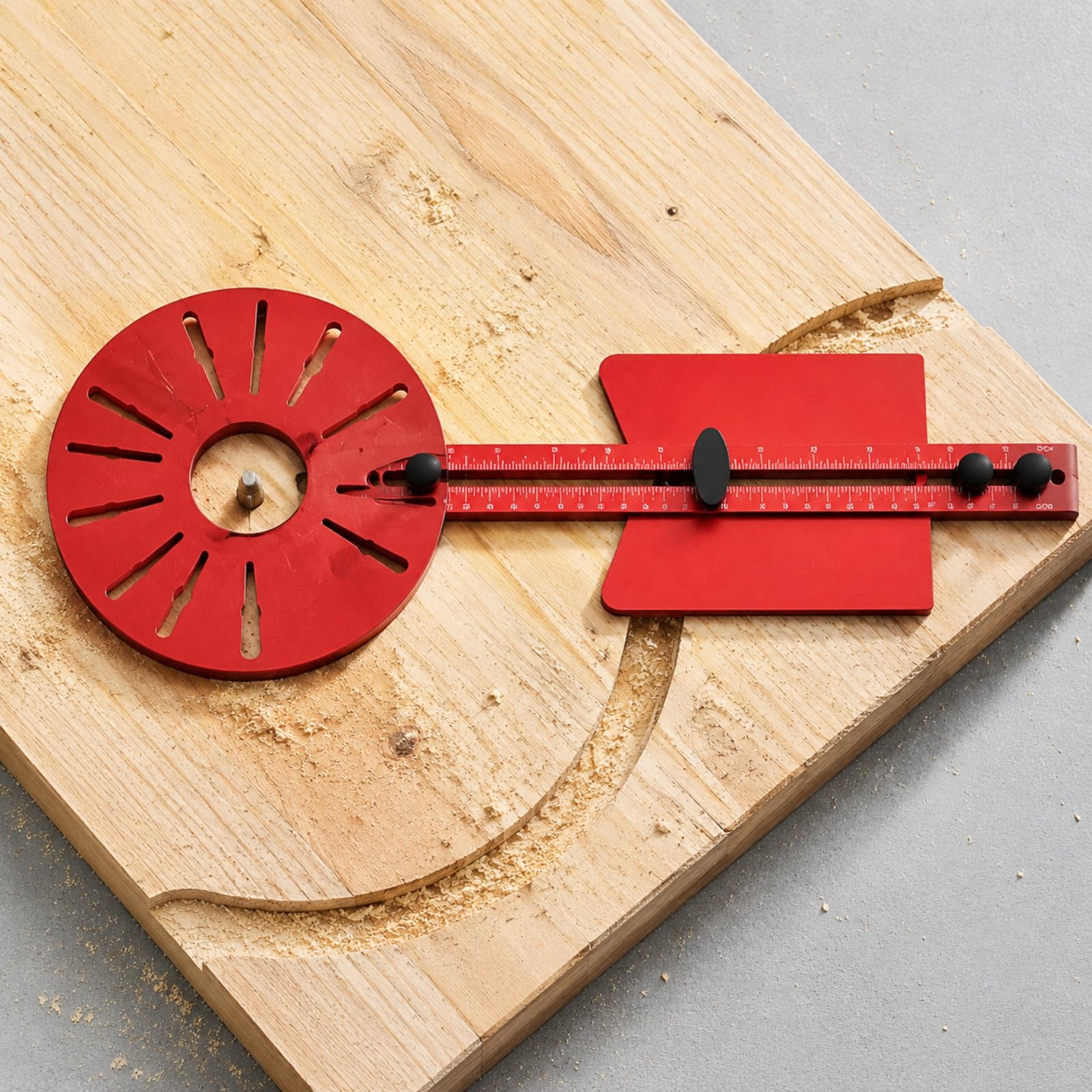 Fresatrice per Legno con Base in Alluminio E Piastra da 5 Mm per Taglio Dritto E Scanalature con Guida Regolabile per Falegnameria Adatta per Uso Professionale E Fai da Te