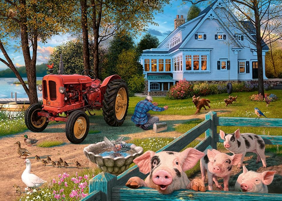 Ravensburger Country Life 300-Piece Large Format Puzzle product image from Amazon