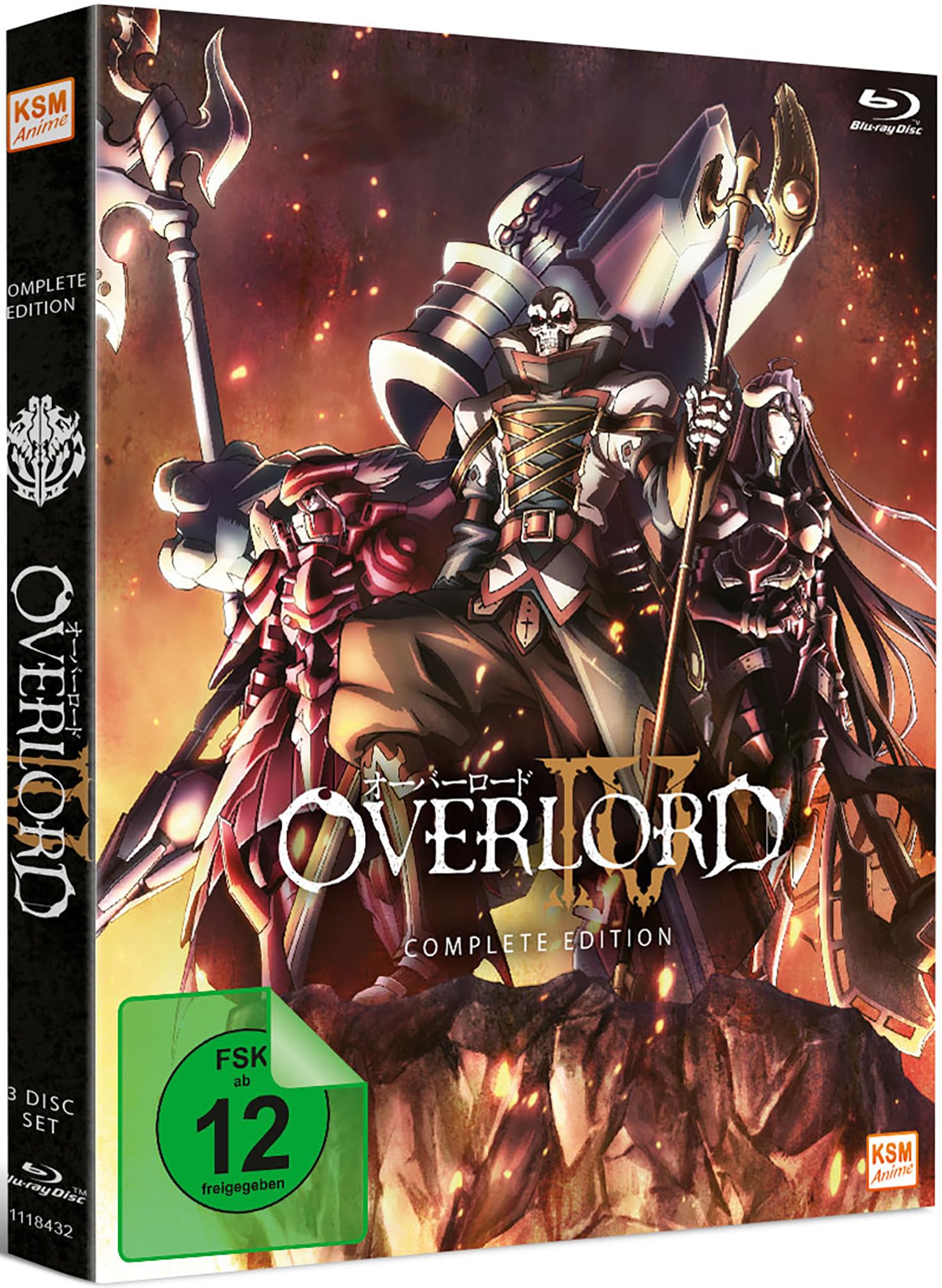 Overlord Complete Edition Staffel 4 3 Blu-rays