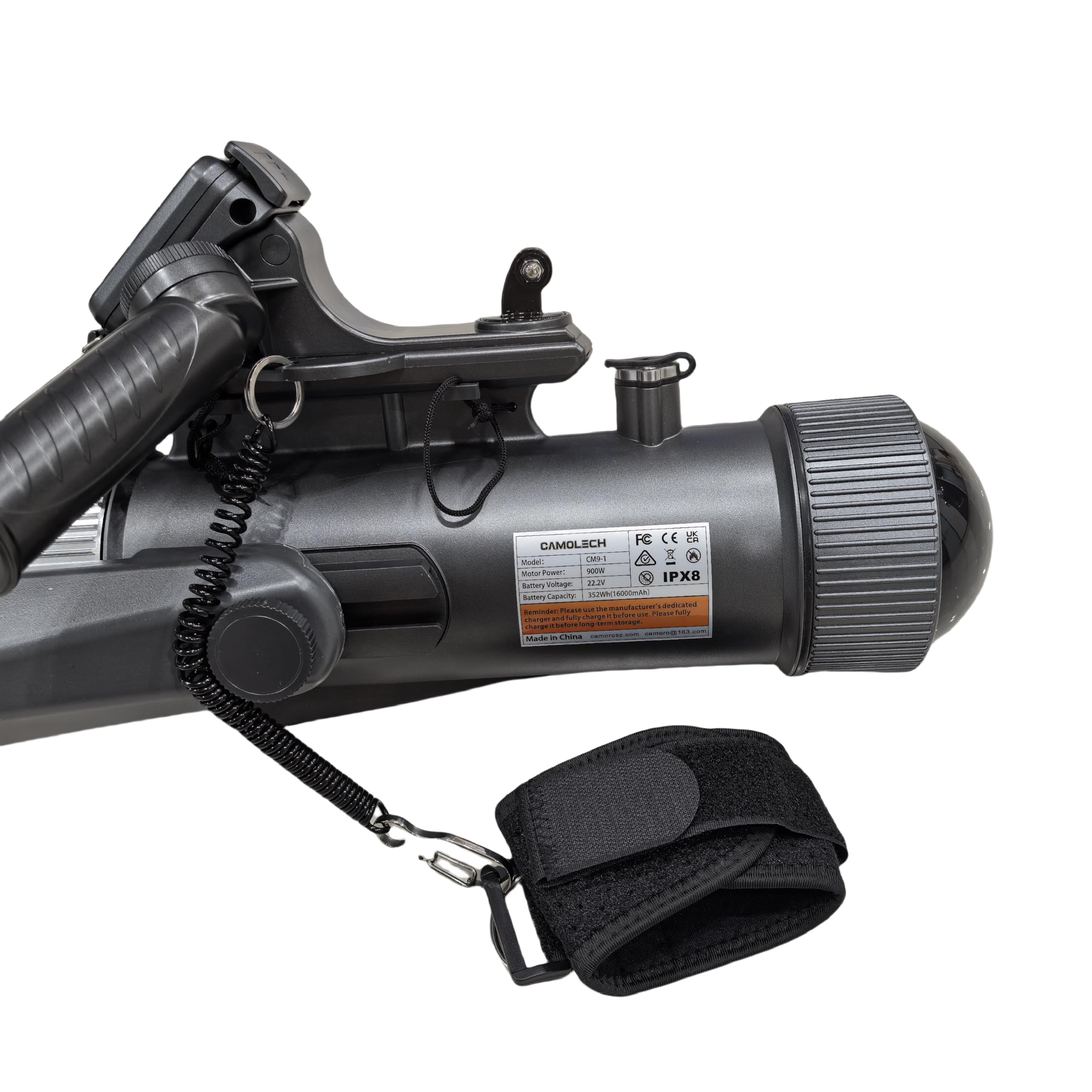 Camolech - Patinete subacuático con batería extraíble de 900 W para adultos, capacidad de batería de 16 AH, scooter de piscina, mar, motor eléctrico de tabla de remo
