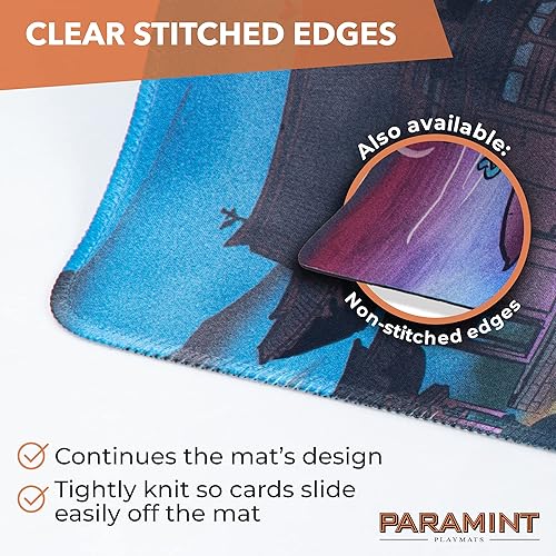 Miniatura 5 de Paramint The Nine Black Riders (cosidos)  Tapete MTG de Anato Finnstark, LOTR El Señor de los Anillos  Compatible con Magic The Gathering Playmat