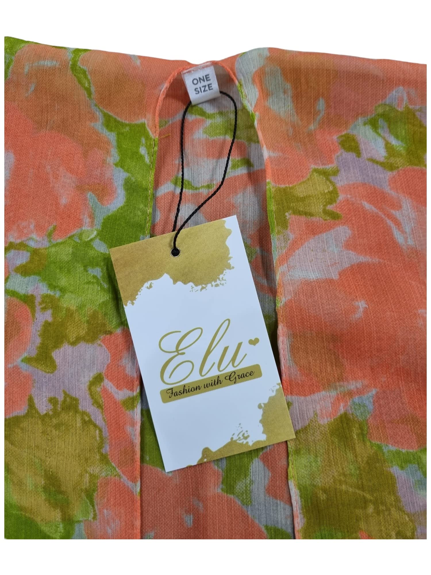Elu ♥ Femmes Plage Cover Up Maillot de Bain Kimono Cardigan Casual Tops avec Imprimé Floral Bohème