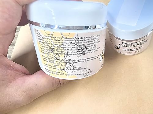 Miniatura 7 de Crema natural orgánica para músculos y articulaciones de veneno de abeja, cuidado muscular y articular extra eficaz, para cuello, manos, pies,