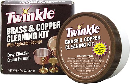 Twinkle Kit de limpieza de latón y cobre