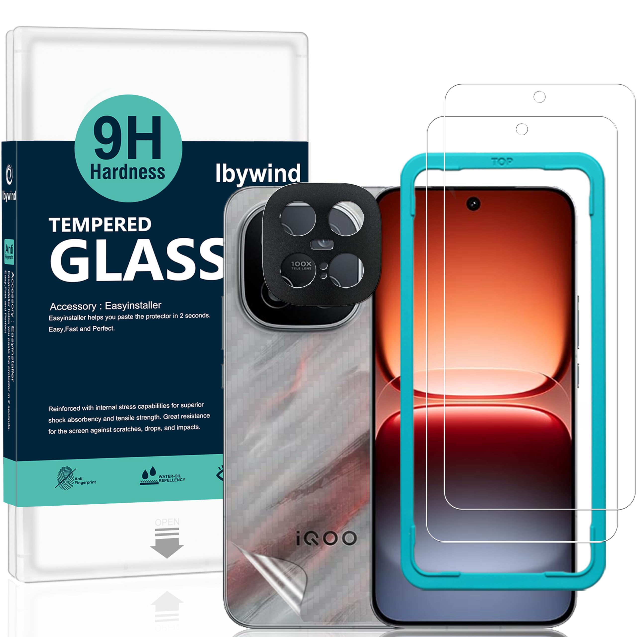 Amazon.com: Ibywind for vivo iQOO 15 5G Screen Protector,2 Pack,9H
