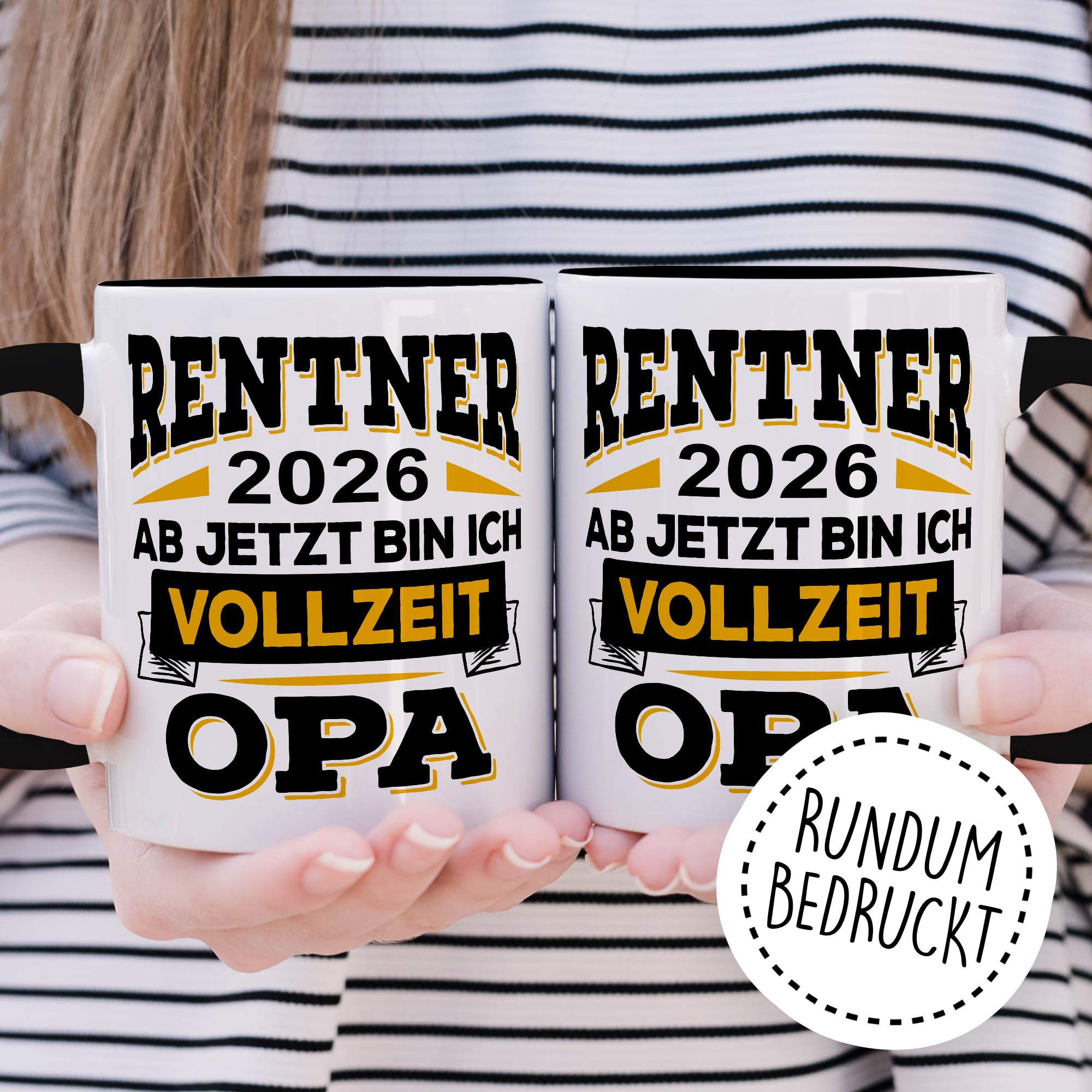 Tazza con pensione 2022 per nonno, regalo per pensionati, idea regalo divertente, tazza da caffè con pensione, pensionamento, nonno, tazza da caffè