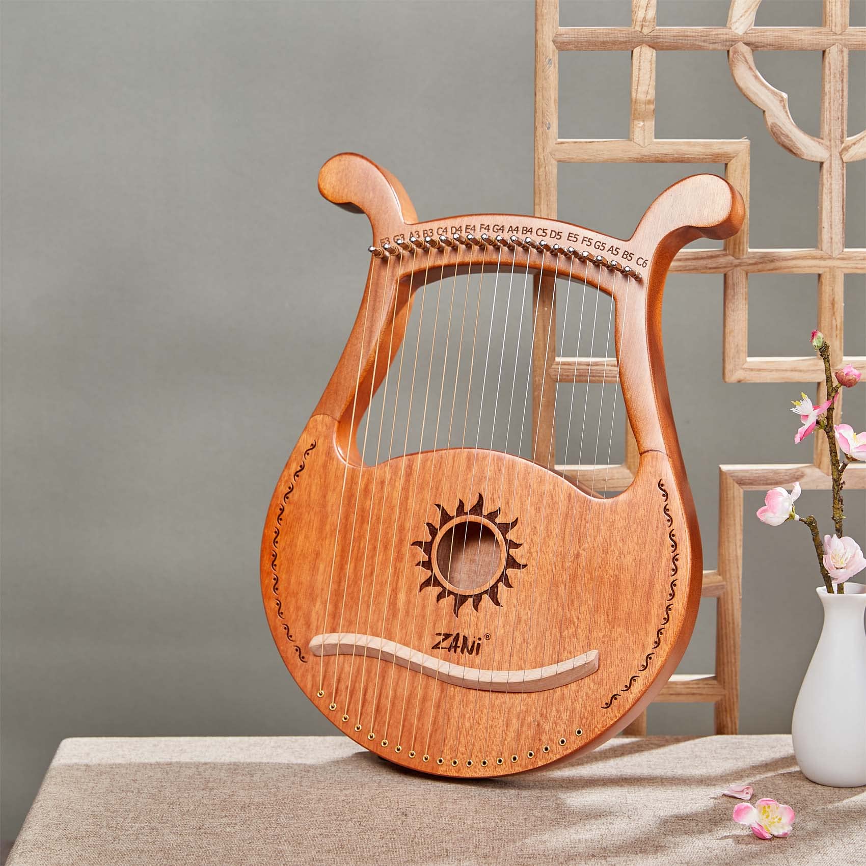 Amazon | TienClef Lyre Harp 19弦 古代ギリシャ風 音の形