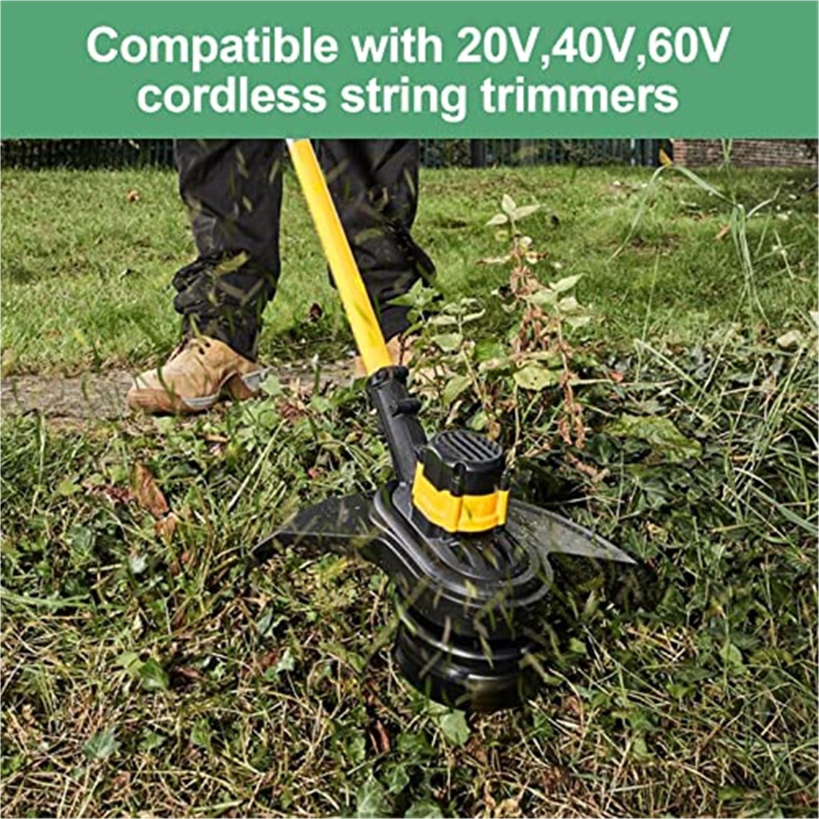 DWO1DT995 Testina di ricambio for decespugliatore, bobina di decespugliatore da 6,1 m di lunghezza e 2 mm di diametro compatibile con i decespugliatori a batteria De-walt DCST970 DCST922 DCST9