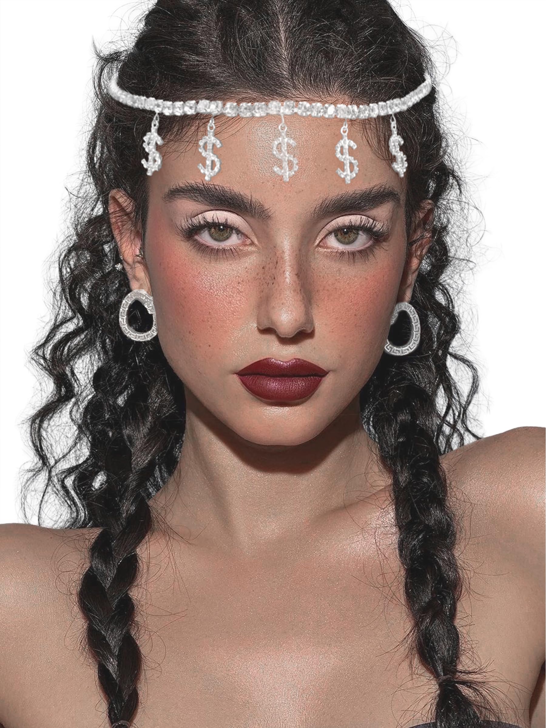 Stunning handmade gemstone headband!!! A Million dollar look! Crystal moon headband | Luxury & Fast Shipping main image 3
