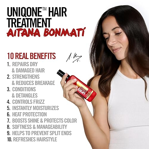 Miniatura 22 de UniqOne Revlon - Tratamiento capilar profesional, producto hidratante sin enjuague, reparación para cabello seco y dañado, promueve un cabello