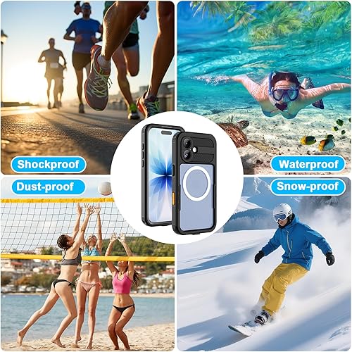 Miniatura 80 de Funda impermeable para iPhone 13 Pro Max compatible con MagSafe de 6.7 pulgadas 2021 Mag, imán magnético seguro para iPhone 13 Pro Max, a prueba