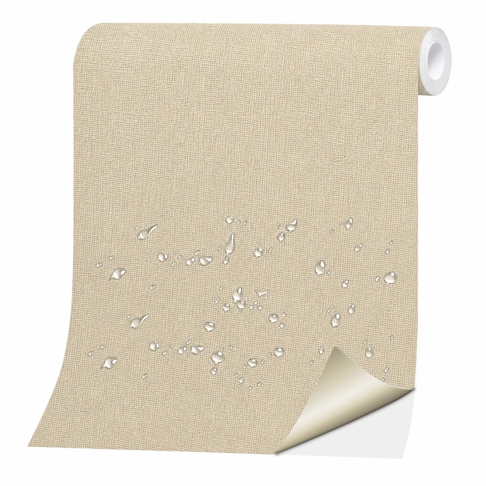 Skystuff Self-Adhesive Canvas Repair Tape, Heavy Duty Waterproof Fabric Repair Patches for Sofa, Chair, Awning, Tent, Clothes, Camping Outdoor Gear, Instant Strong Fix, 30x150cm, Beige