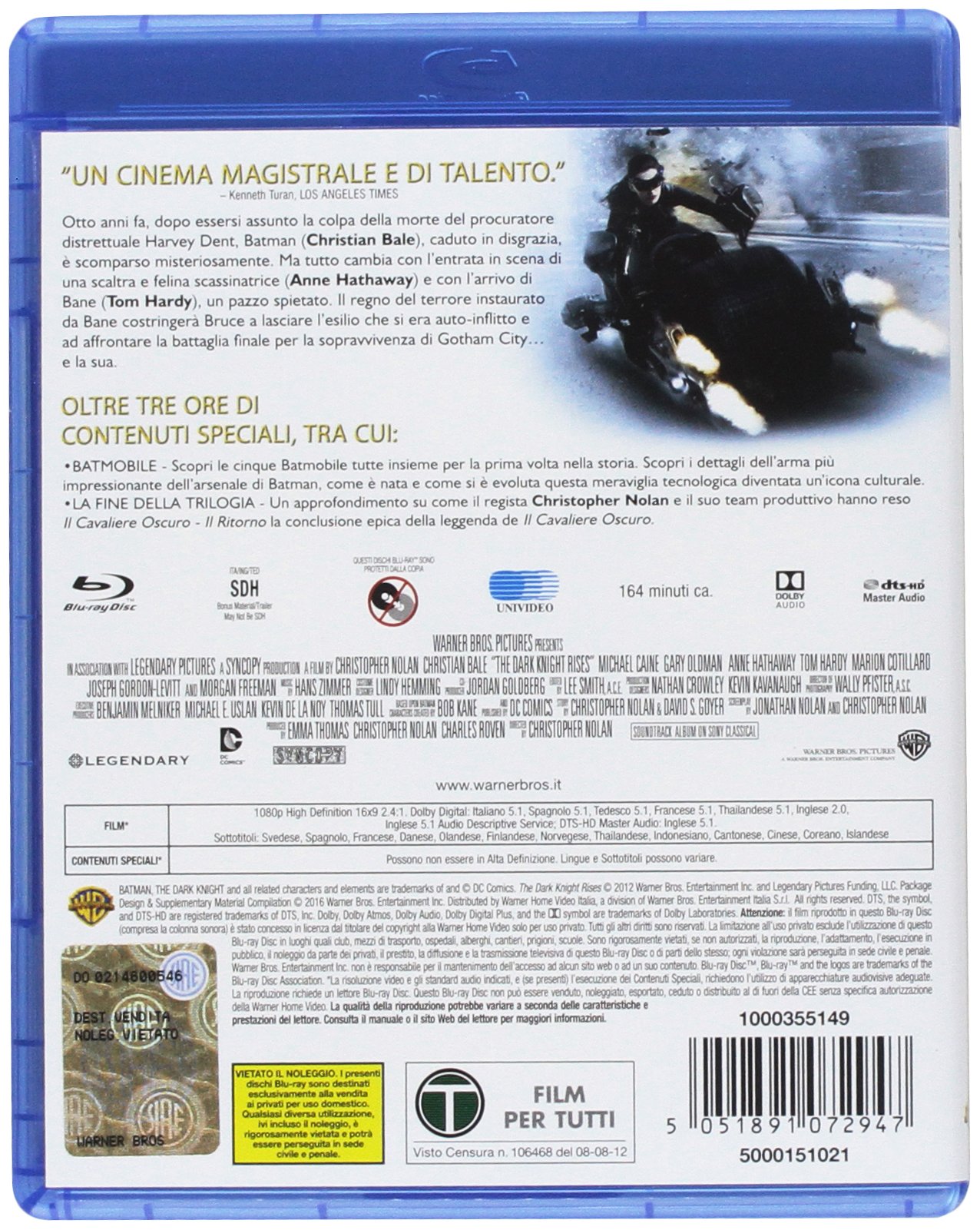 Il Cavaliere Oscuro - Il Ritorno