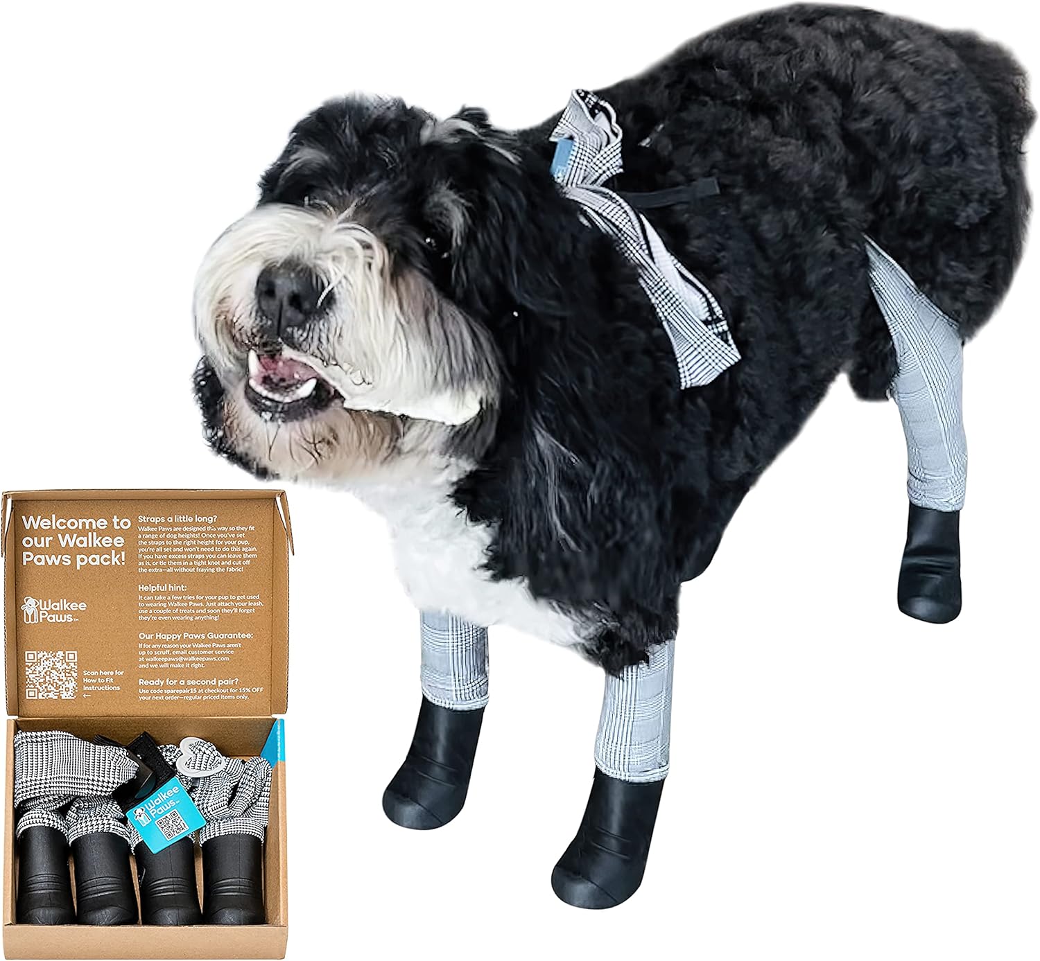 Walkee Paws New Deluxe EasyOn Dog Boot Leggings, Seen on