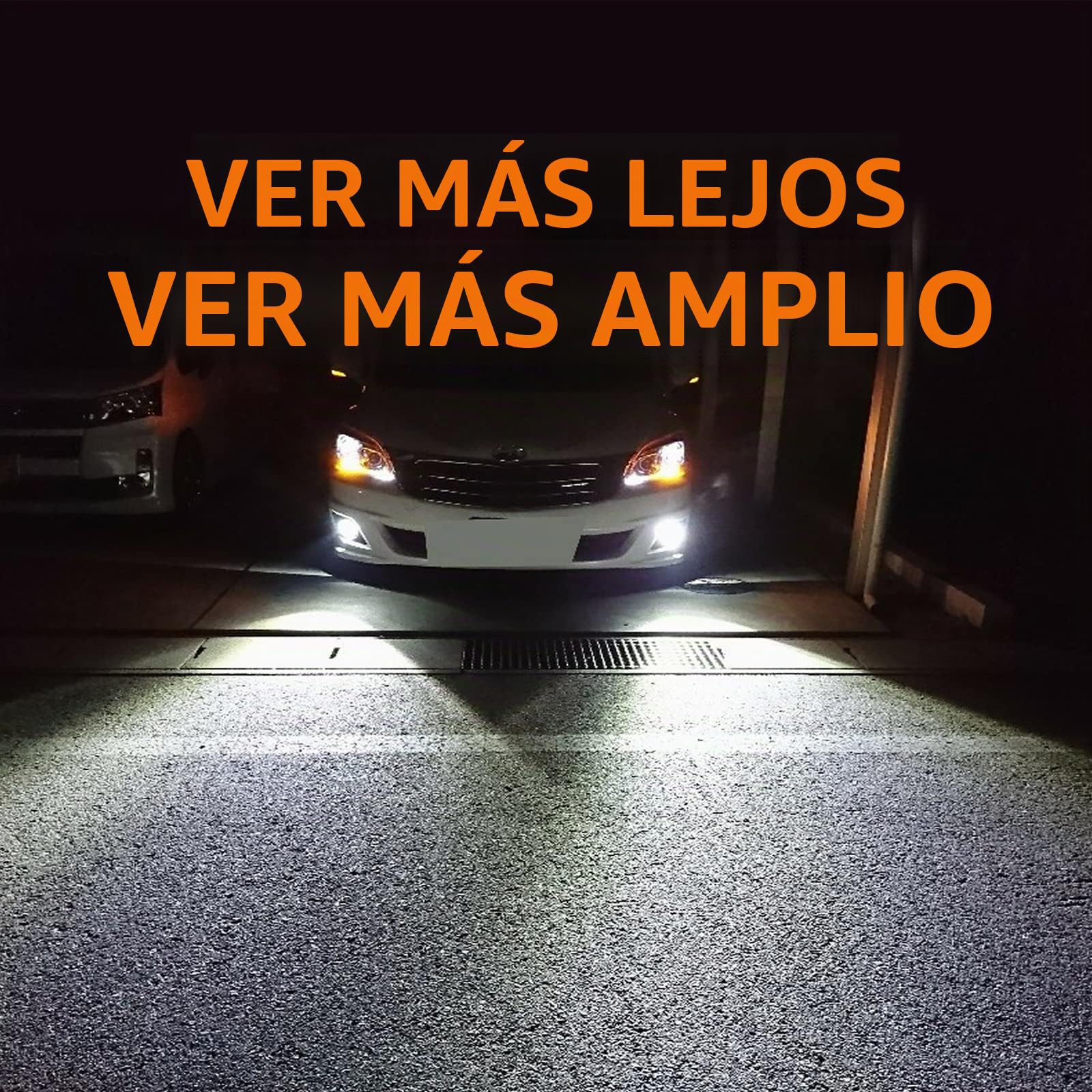 D-Lumina Bombilla led H7 para Faros Delanteros,60W 12000LM,6500K Blanco Frío Bombillas Antiniebla,kit de Conversión Todo en Uno, Reemplazo Halógeno,2 Años de Garantía (2 Unidades)