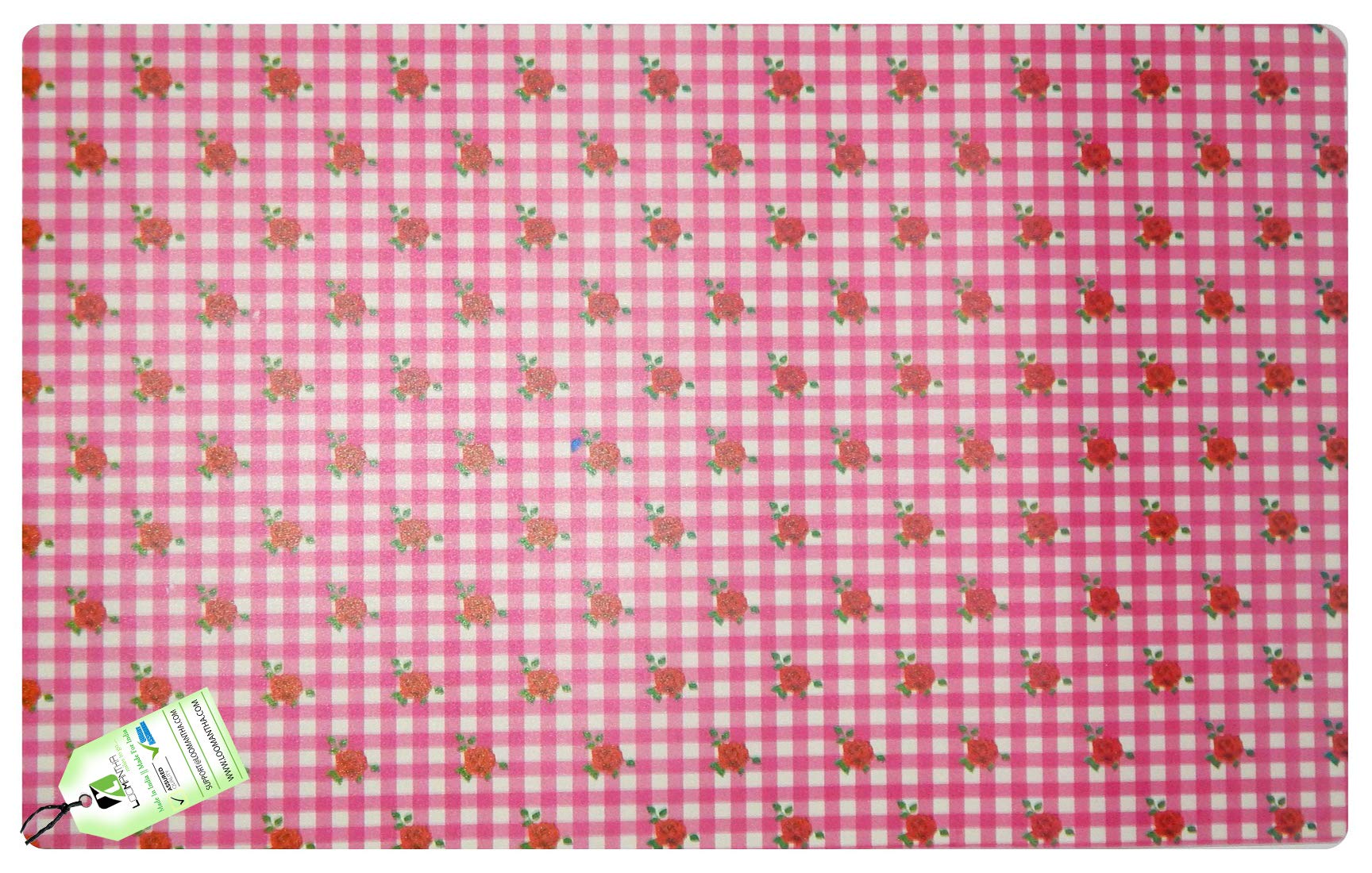 LOOMANTHA miles to go. . . . Multicolor Printed PVC Table Placemat - Pack of 6