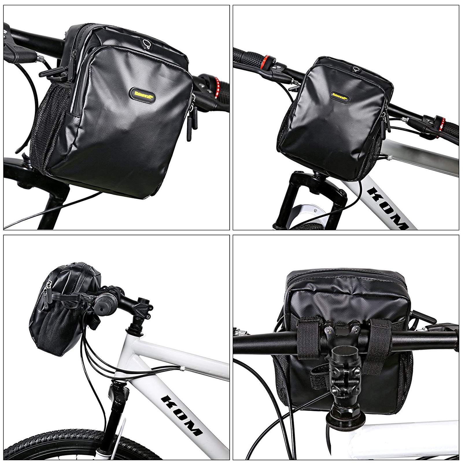 Selighting Lenkertasche Fahrradtasche Lenker Wasserdicht Fahrradkorb vorne Isoliert 3 in1 Schultertasche Handtasche Fahrrad Lenkertasche mit Schultergurt, fur Fahrrad Mountainbike Sport & Freizeit