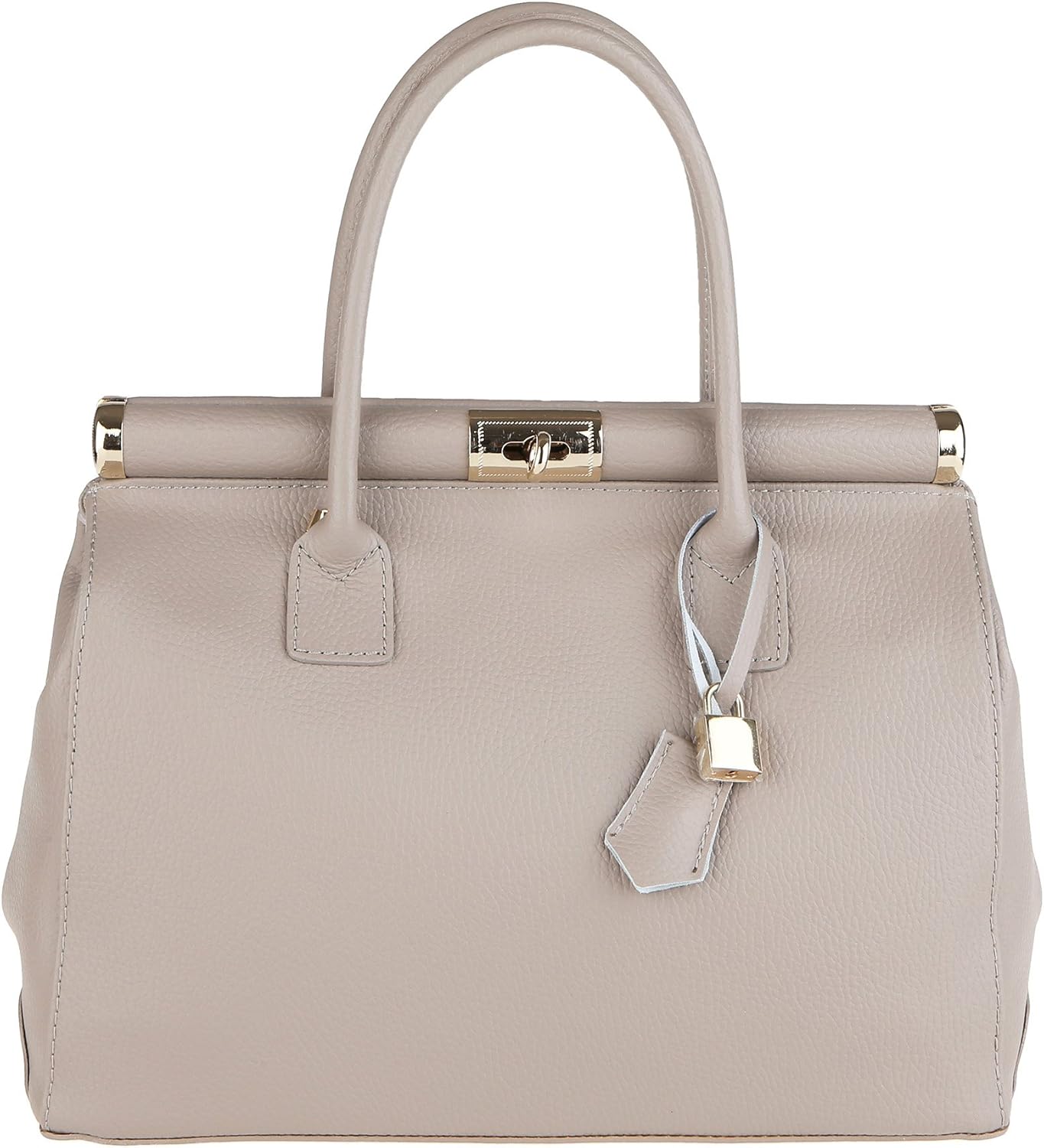 Borsa A Mano Chicca In Vera Pelle Made In Italy - 35x28x16 Cm, Con Tracolla - Foto 4