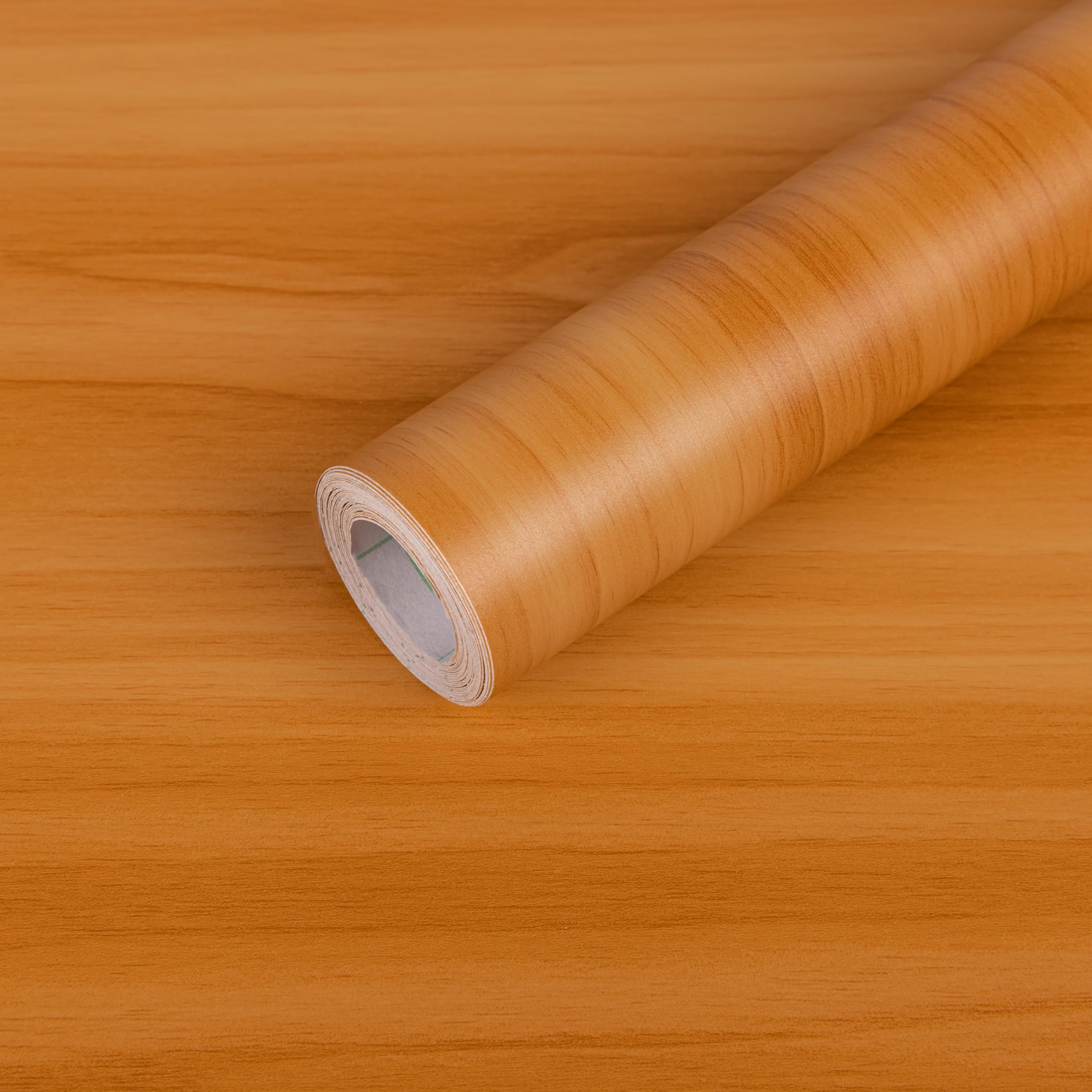 (pack of 3) Anmon Wood Wallpaper Yellow Peel and Stick Wallpaper?Thicken Wood Grain Contact Paper Distressed Reclaimed Wood Plank?Self Adhesive for Desk Furniture Kitchen Cabinet Drawer Decorative 