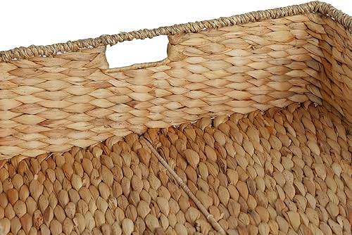 Miniatura 5 de happimess BSK2015A Holden - Cesta de mimbre tejida a mano clásica de 30 pulgadas para almacenamiento y decoración en baño, dormitorio, armario,