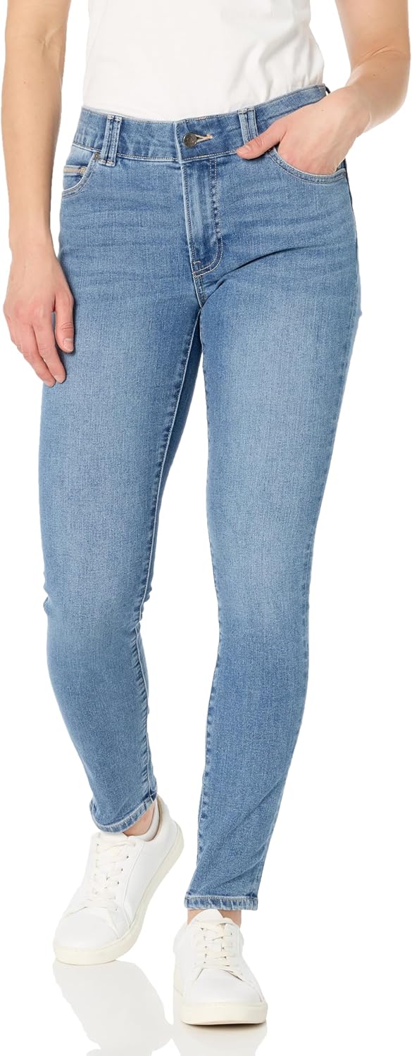 Nautica Womens High Rise Skinny Mid Rise Jeans