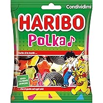 Haribo Polka, Caramelle Gommose, Gusto Frutta E Liquirizia, Ideali Per Feste E Dolci Momenti Di Relax – 265gr