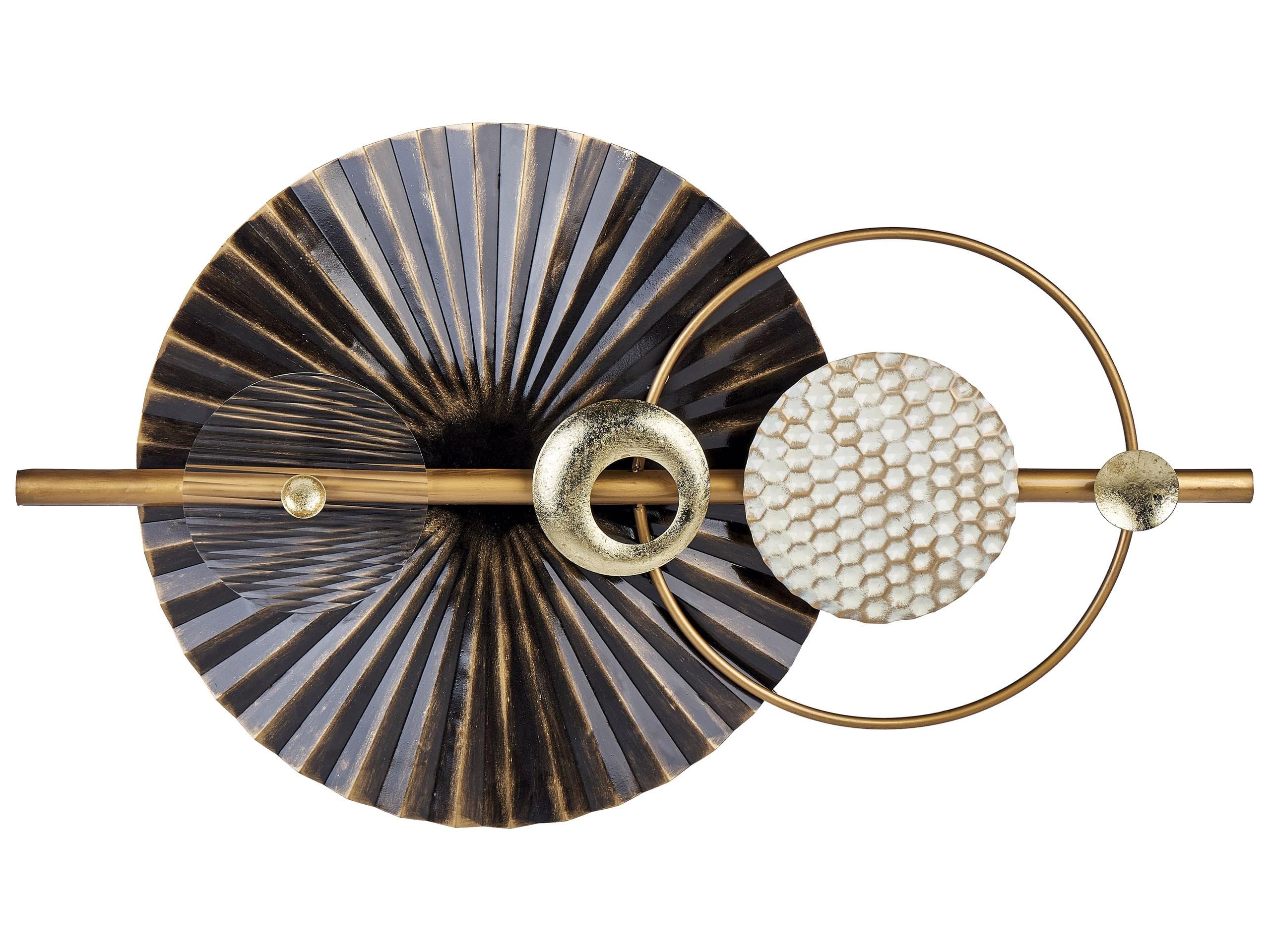 Beliani Metal Wall Decor 59 cm Black