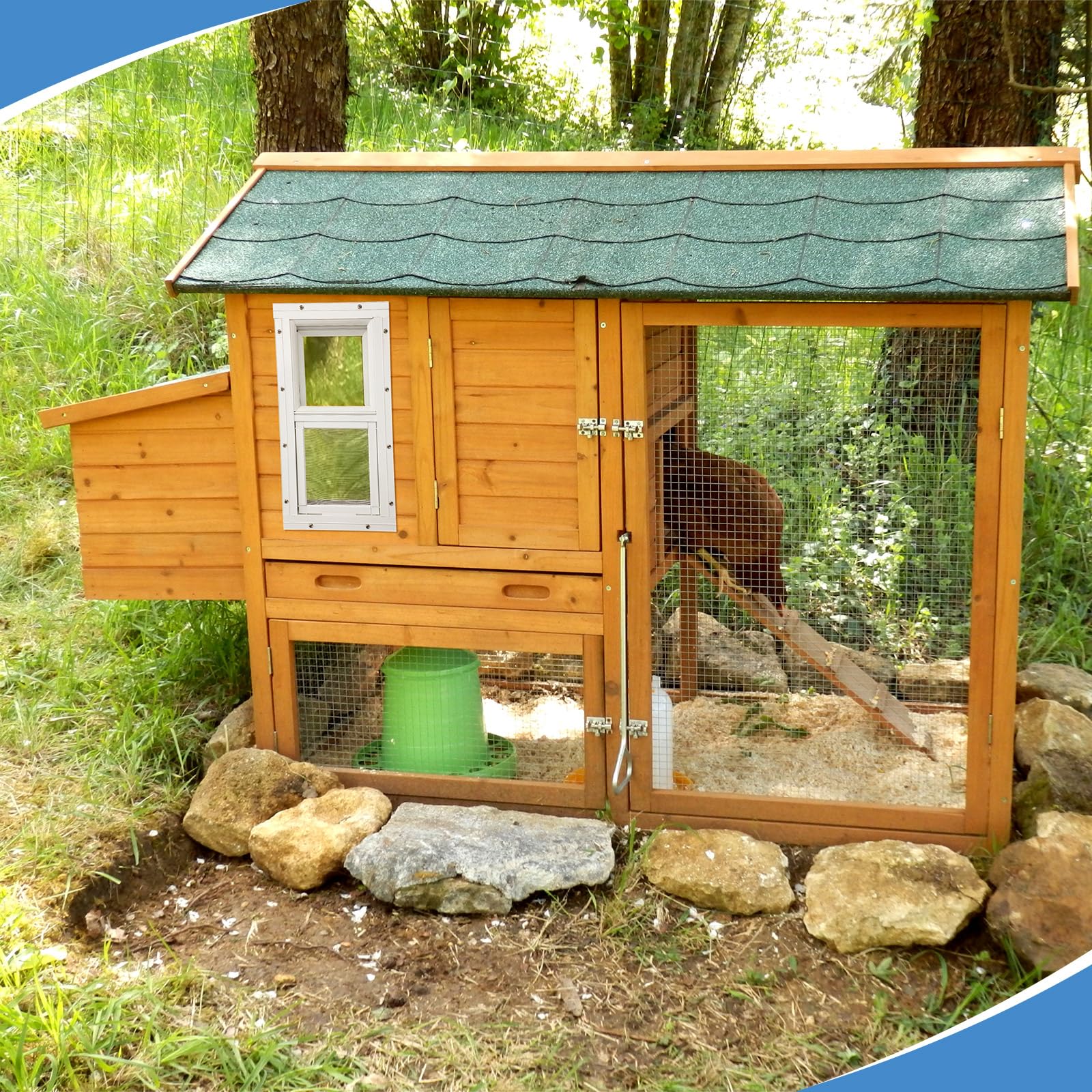 Kathfly 1 paquete de ventana de sótano para el hogar de 40,6 x 20,3 cm, mini ventanas de sótano de repuesto con malla de vidrio y tornillos para cobertizos y graneros del hogar