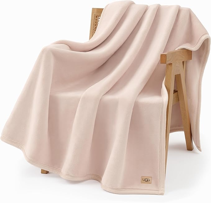 UGG Coco Plush Throw Blanket – Cozy Soft Fleece Heavy Blanket for Couch, Bed, Chair, Housewarming Gift, Bedroom or Living Room Decor, Hypoallergenic, 50" x 70" (Himalayan, Throw 50 x 70-inch)