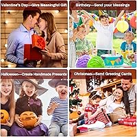 Vista 4 de Icstation, módulo de control de sonido con botón programable, bocina de 8m de memoria para tarjetas de saludo/regalo musicales