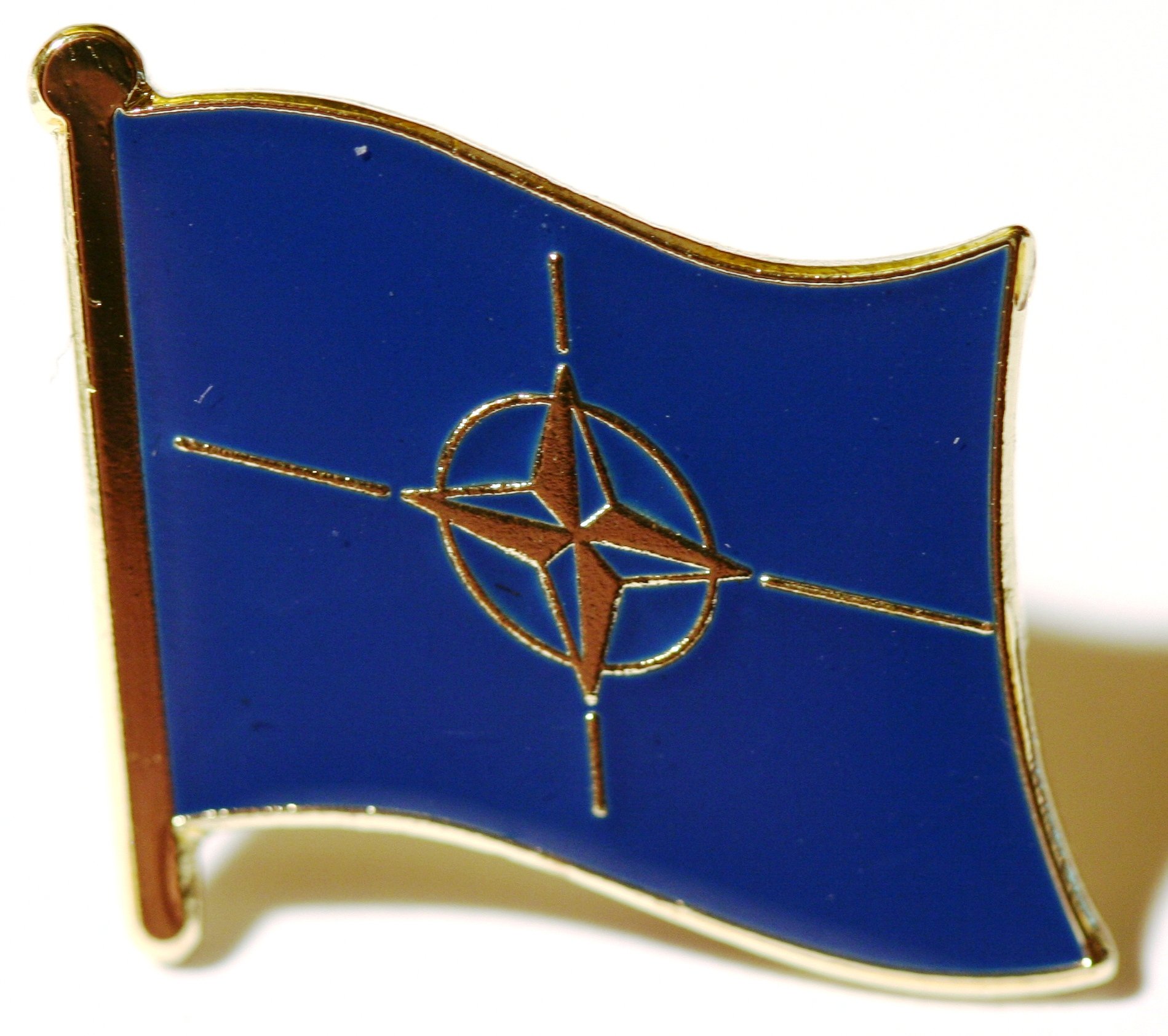 NATO Flag Pin Badge