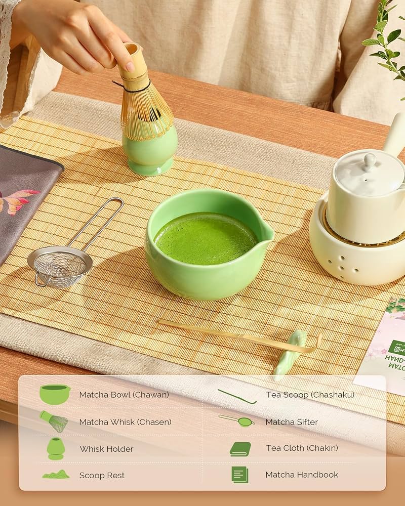Amazon.com: Maestri House Matcha Whisk Set, 7-Pc Complete Matcha