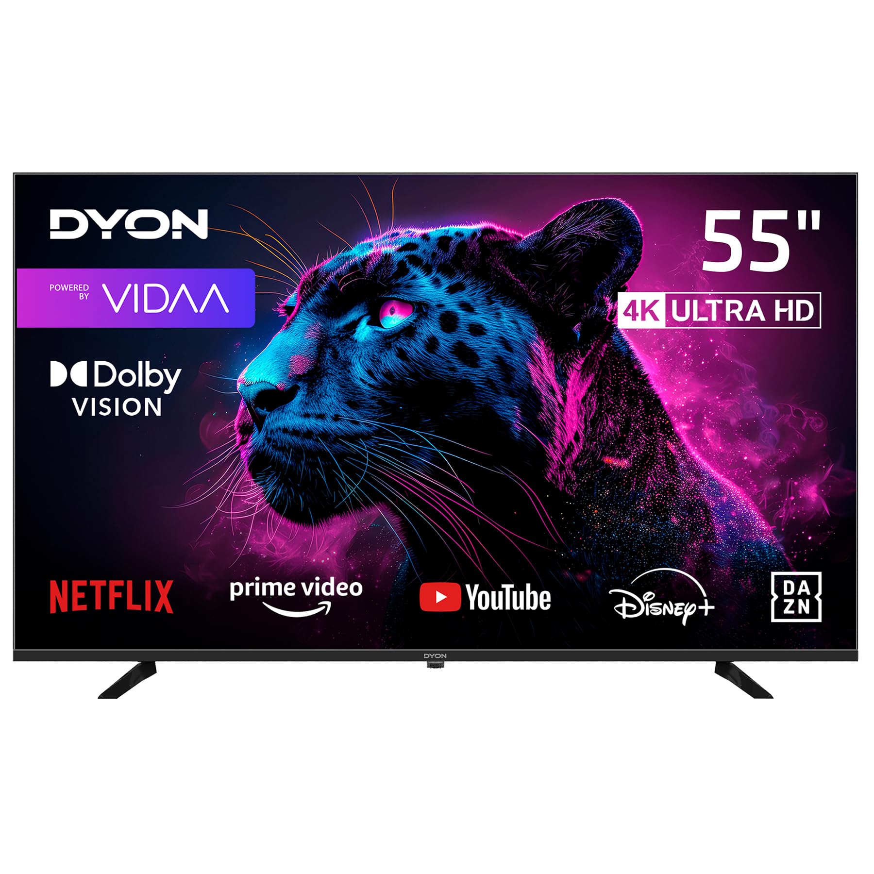 DYON Movie Smart 55 VX-2 55 Zoll 4K UHD Smart Fernseher mit HDR10