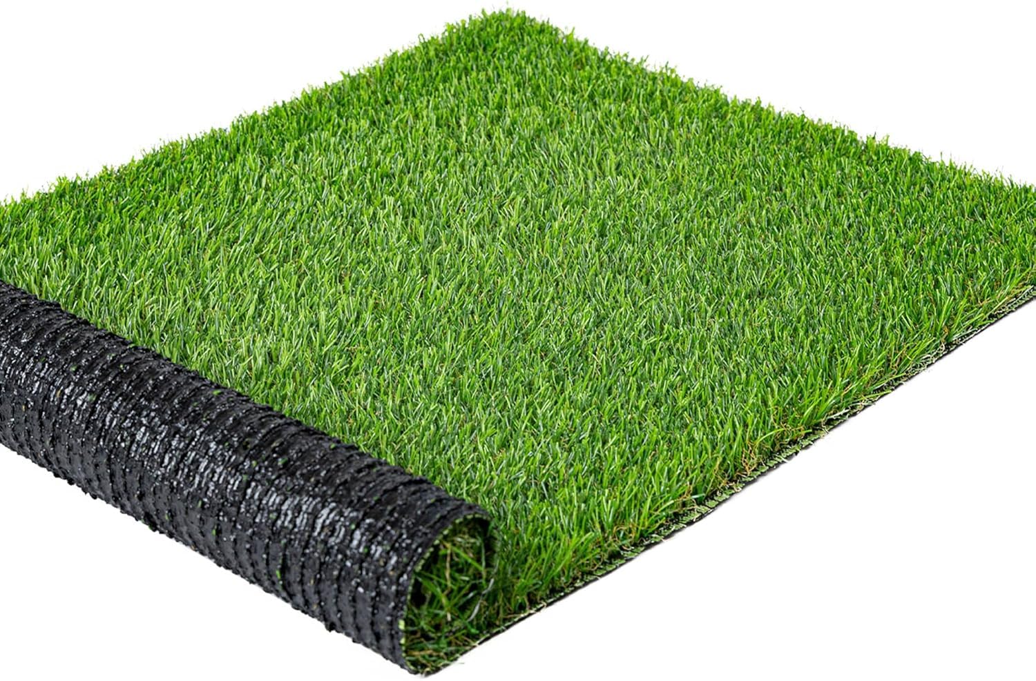 2 x 4 Feet Artificial Grass Floor Mat Turf Roll, Green, Synthetic Lawn Mat for Outdoor and Indoor Use-image-36