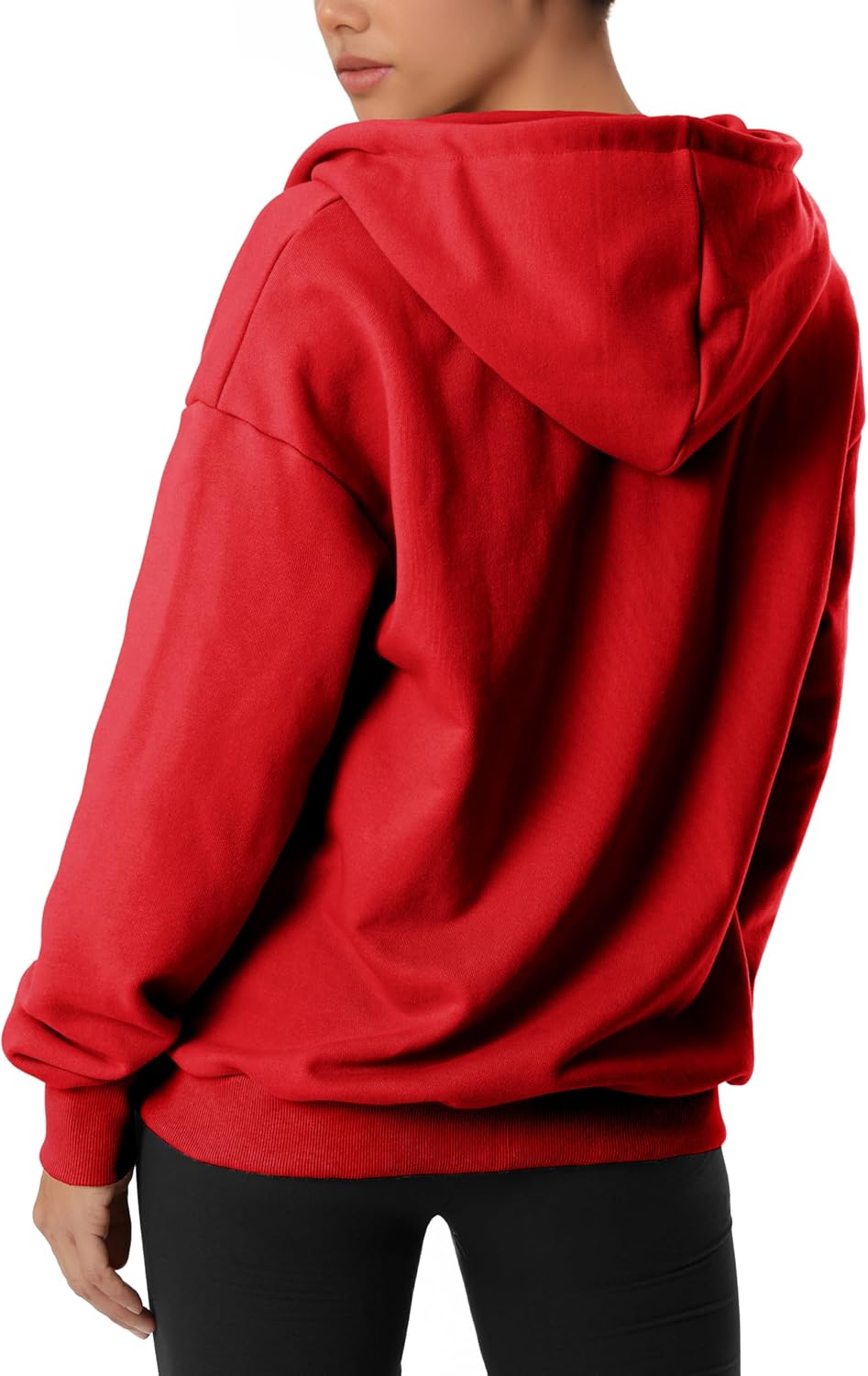 GIVON Women's Oversized Fleece Zip Up Hoodie Y2k Clothes Lightweight Long Sleeve Hooded Sweatshirt with Pockets - Image 3