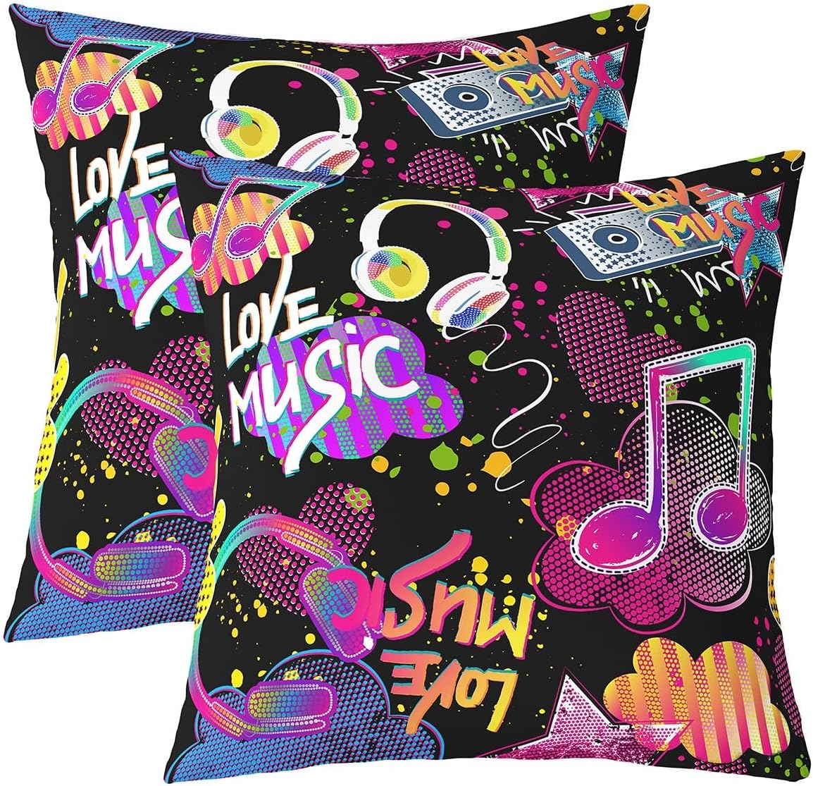 Feelyou Leopard Print Throw Pillow Covers for Couch Sofa Bed,Set of 2 Cheetah Decorative Pillows Cushion Covers,Safari Animal Brown Wild Animal Pillow Inserts Not Included,24x24 inch