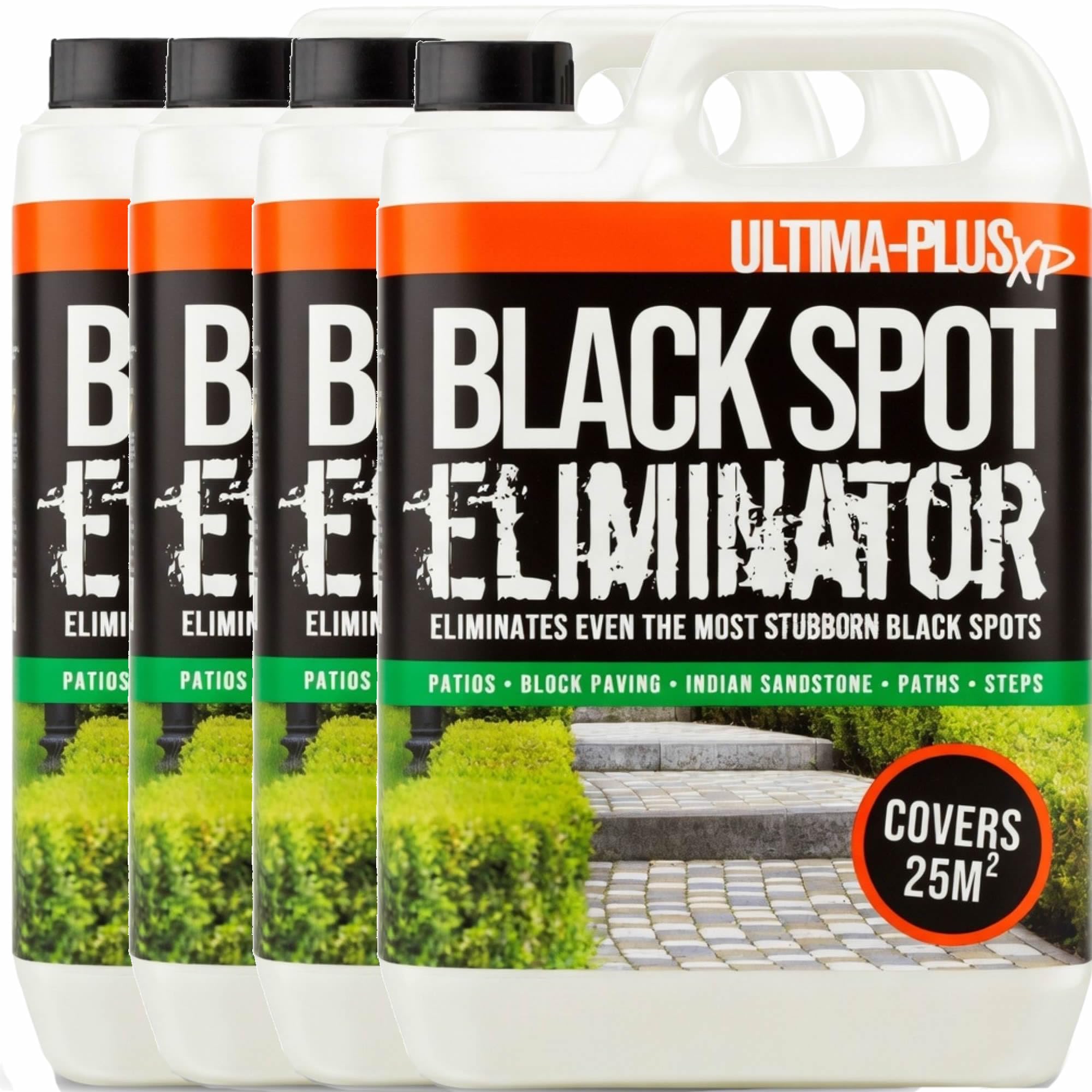 Ultima-Plus XP Black Spot Eliminator for Patio, Stone, Block Paving, Indian Sandstone, and More - Easy to Use Fluid for Stubborn Dirt & Grime (20 Litres)