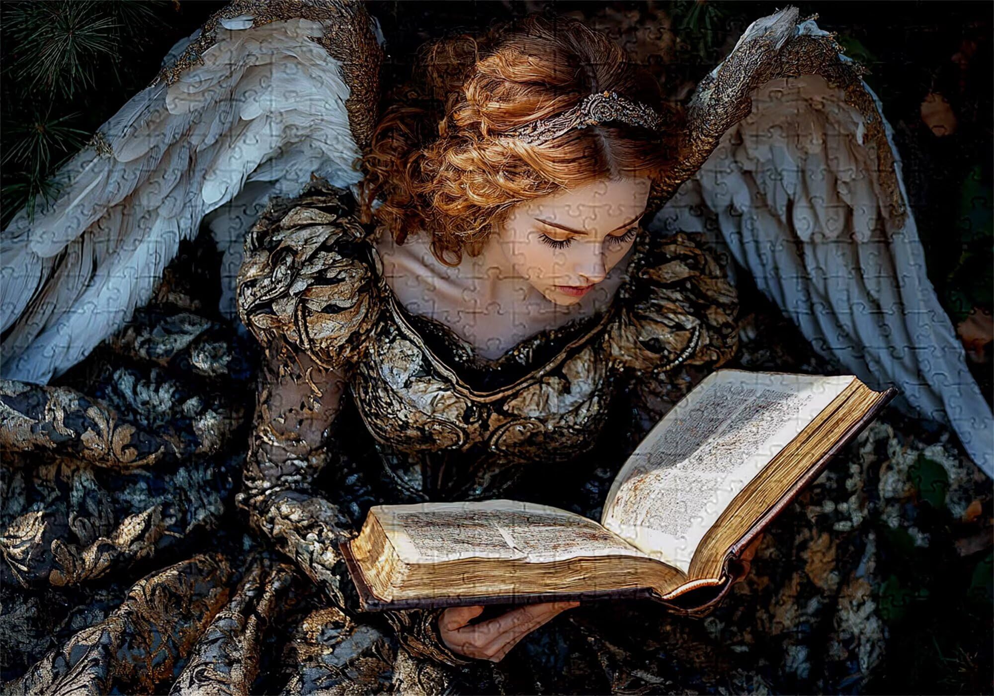 Puzzle 2000 sztuk anioł puzzle dla dorosłych 100 x 70 cm unikalne rzemiosło klasyczne 3D drewniana układanka do rodzinnych gier biznesowych, układanka do samodzielnego wykonania nawet do
