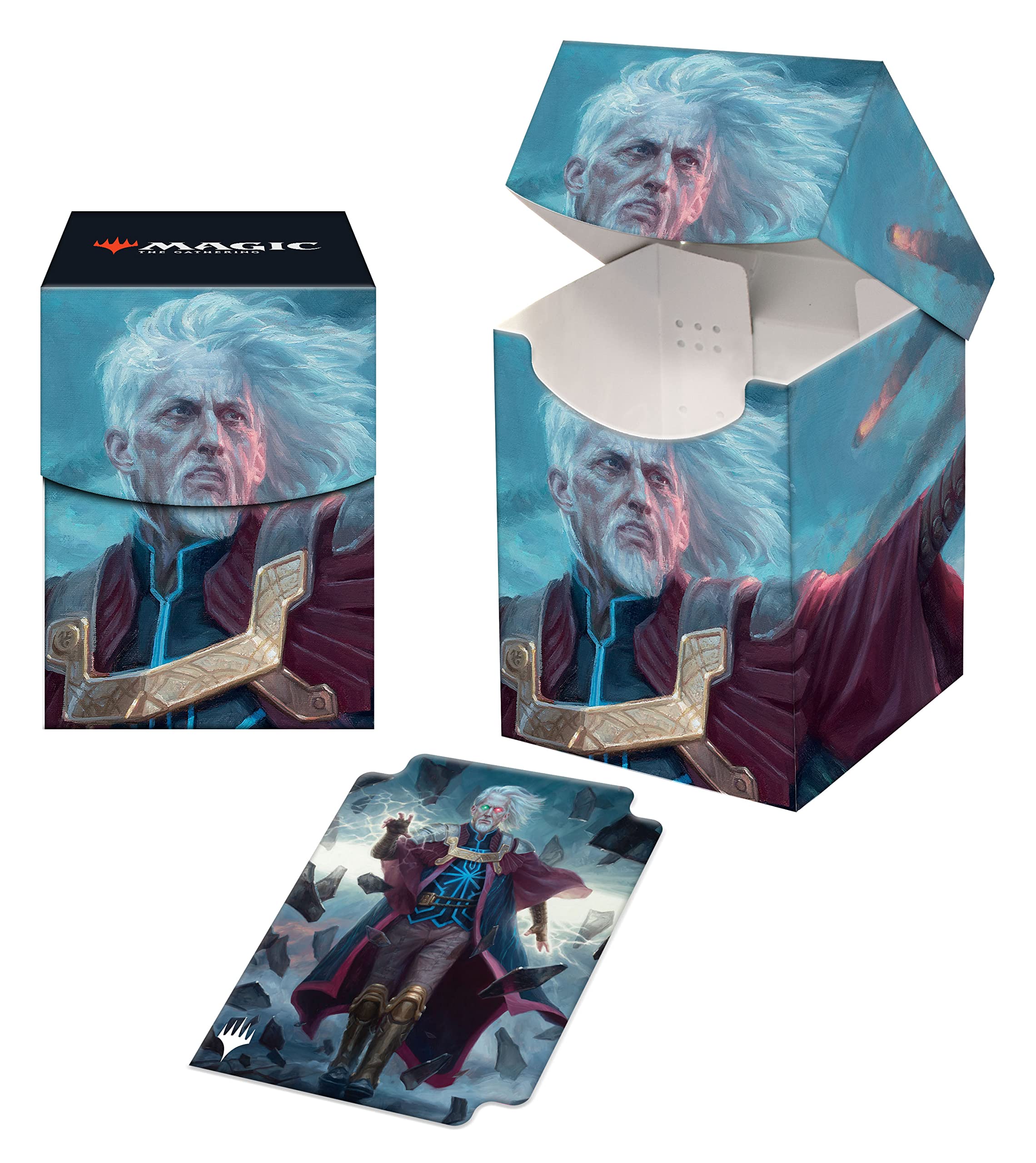 Ultra Pro - Magic: The Gathering The Brothers War 100+ Card Deck Box Card Protector - ft. Urza, Lord Protector, Protect & Store Gaming Cards, Collectible Cards, Trading Cards, Great for MTG Cards
