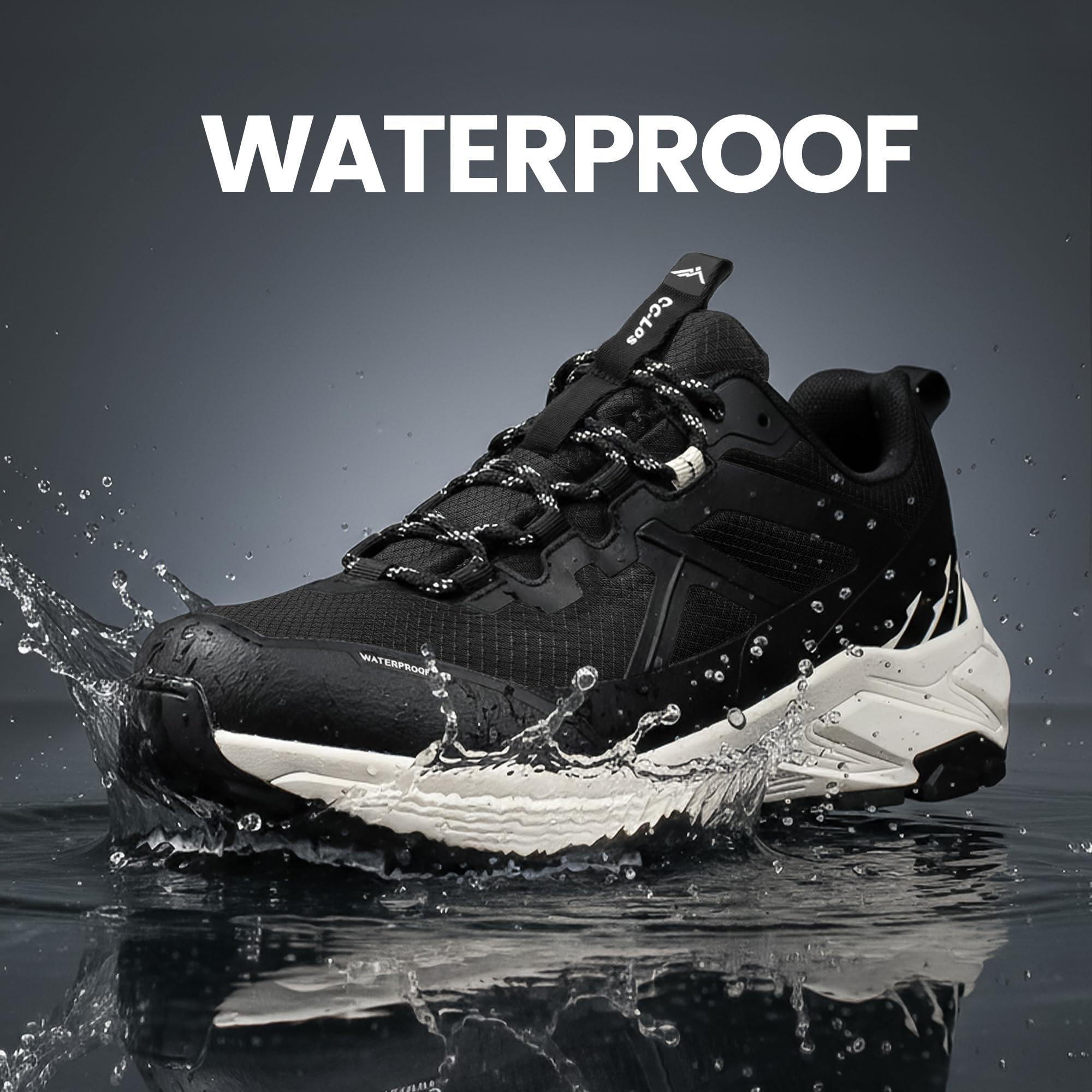 CC-Los Zapatos de caminar para hombre, de ancho medio a ancho, ultra ligeros, para estar de pie todo el día, talla 7.5-12