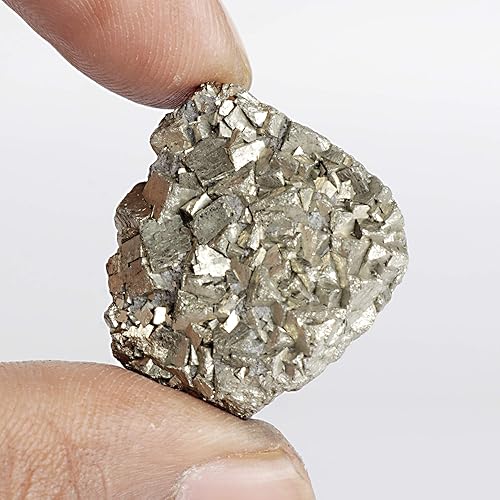 Miniatura 2 de GEMHUB Pirita de oro natural 117,00 quilates sin cortar sin cortar crudo pirita de oro piedra preciosa suelta para la fabricación de joyas, Gema,