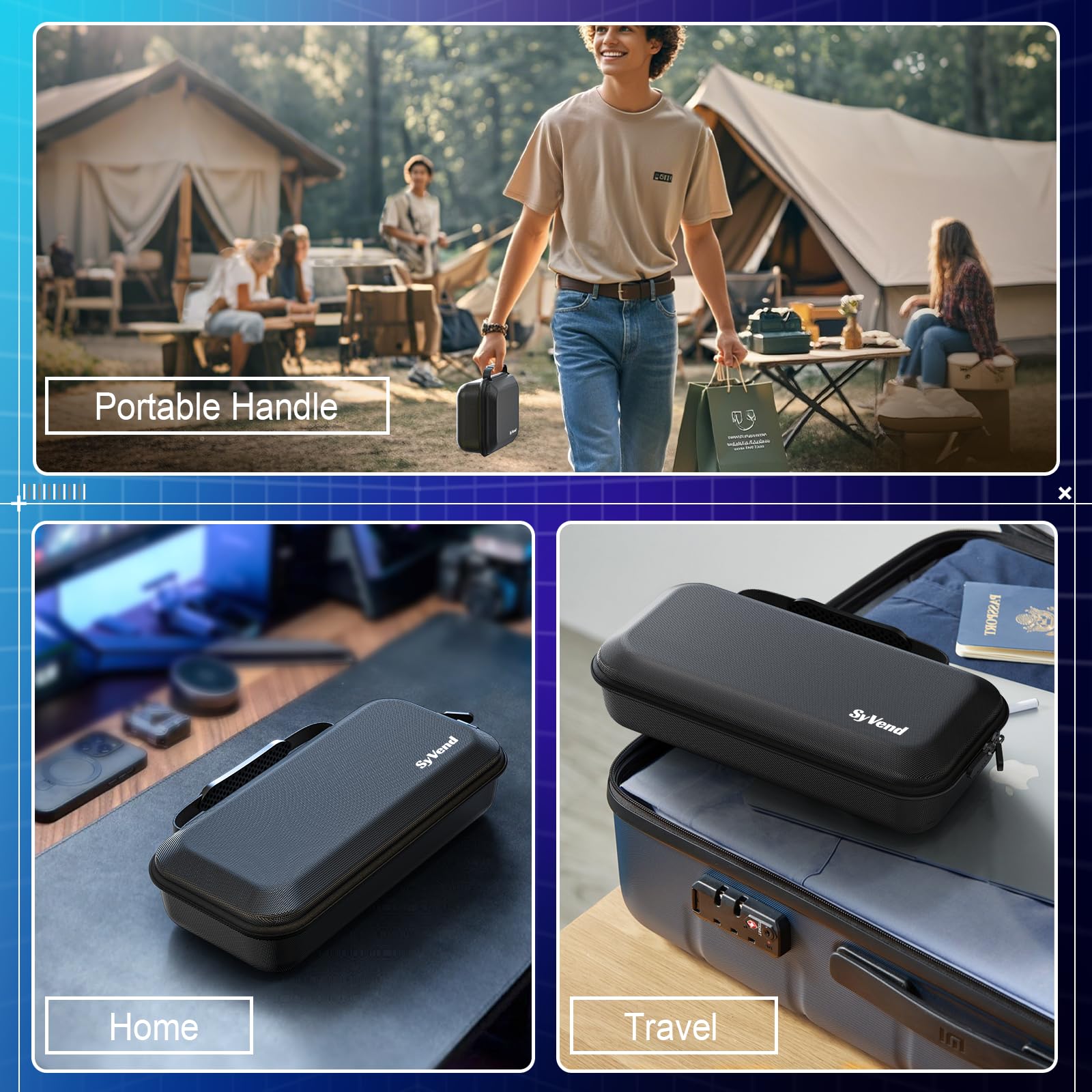 Funda de transporte 3 en 1 compatible con ROG Ally X