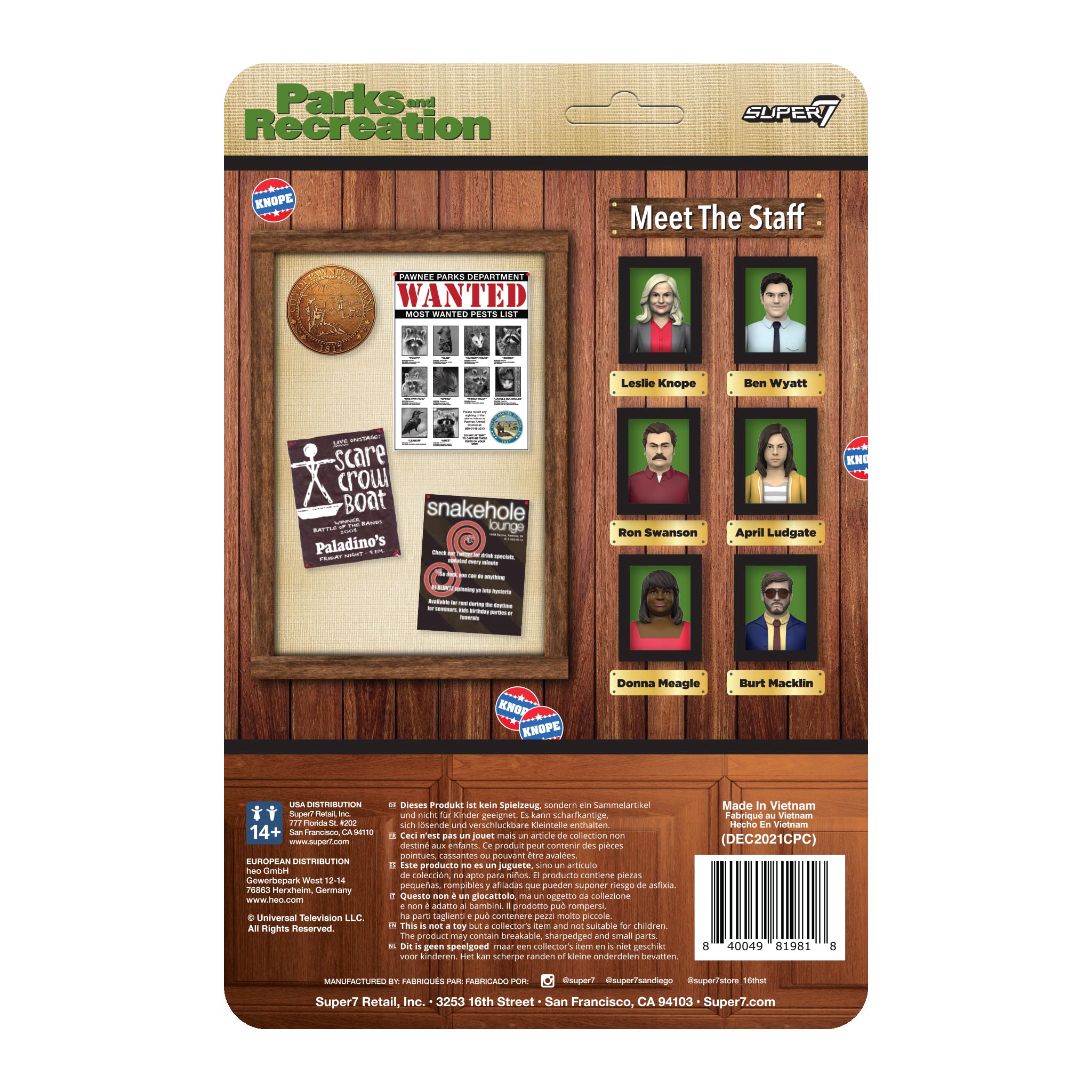 Super7 Parks And Recreation – Action Figure April Ludgate, 9,5 Cm (ReAction Figure)