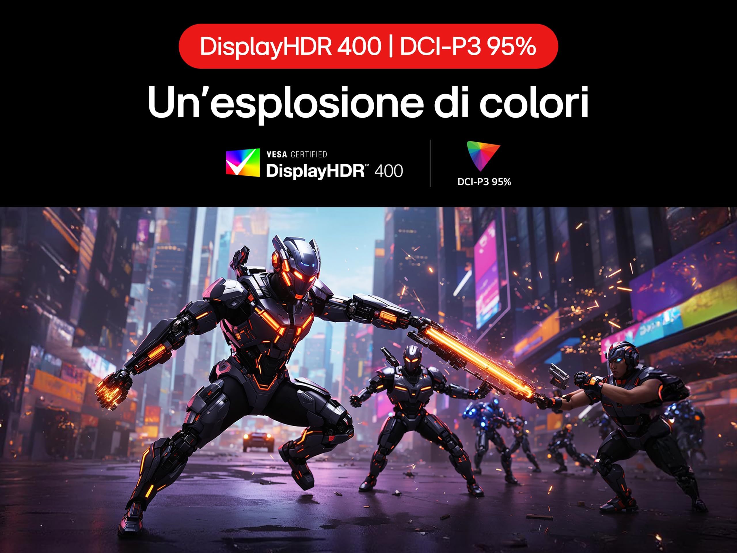 LG UltraGear 32G810SA Monitor Gaming 32", UHD 4K, IPS 1ms, 144Hz, Funzioni Smart con webOS 24, HDR 400, G-Sync Compatible, AMD FreeSync Premium, VRR, Speaker 14W, HDMI 2.1, USB-C, WiFi, BT, Bianco