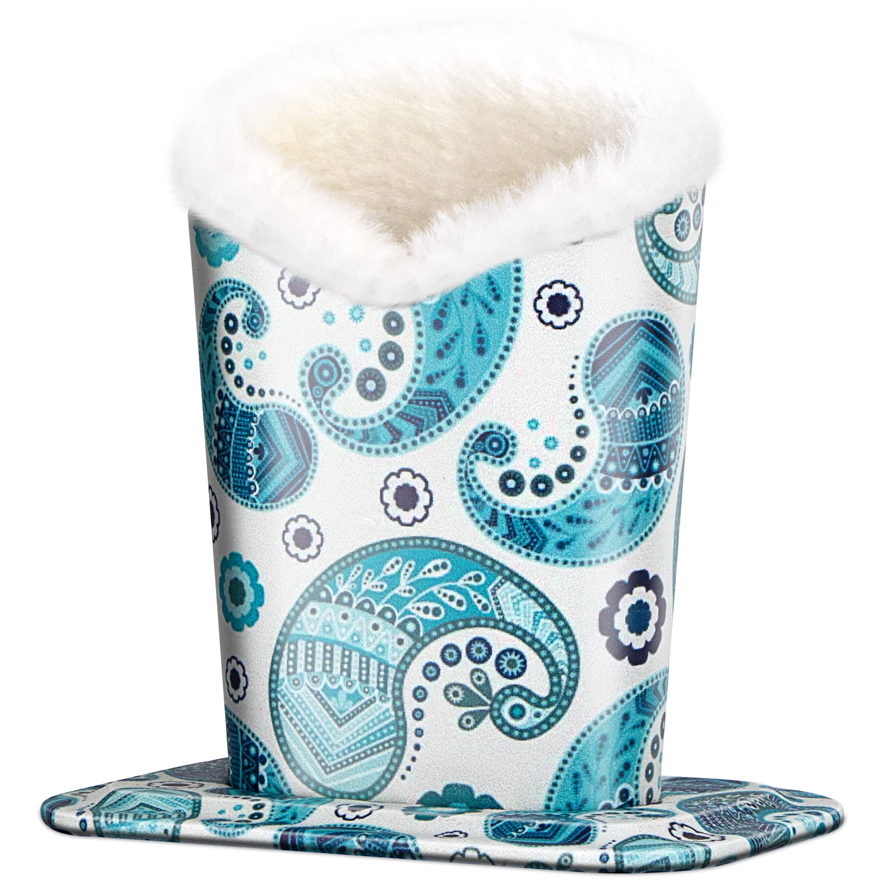 Plush Fluffy Lined Anti-scratch Eyeglasses Holder Protective Glasses Stand Case